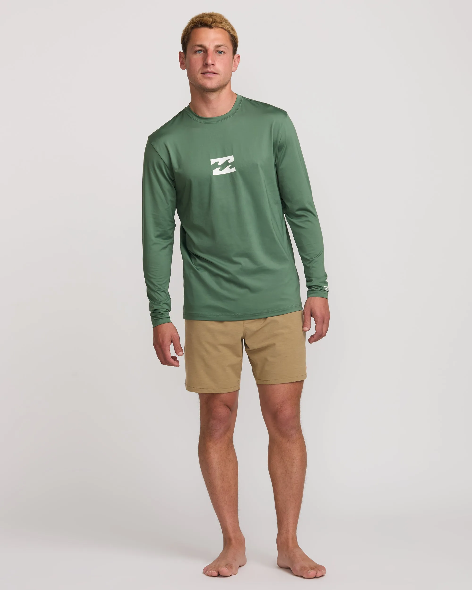 All Day Wave Loose Fit Long Sleeve Surf Tee - Moss sold by Billabong product image thumbnail 5