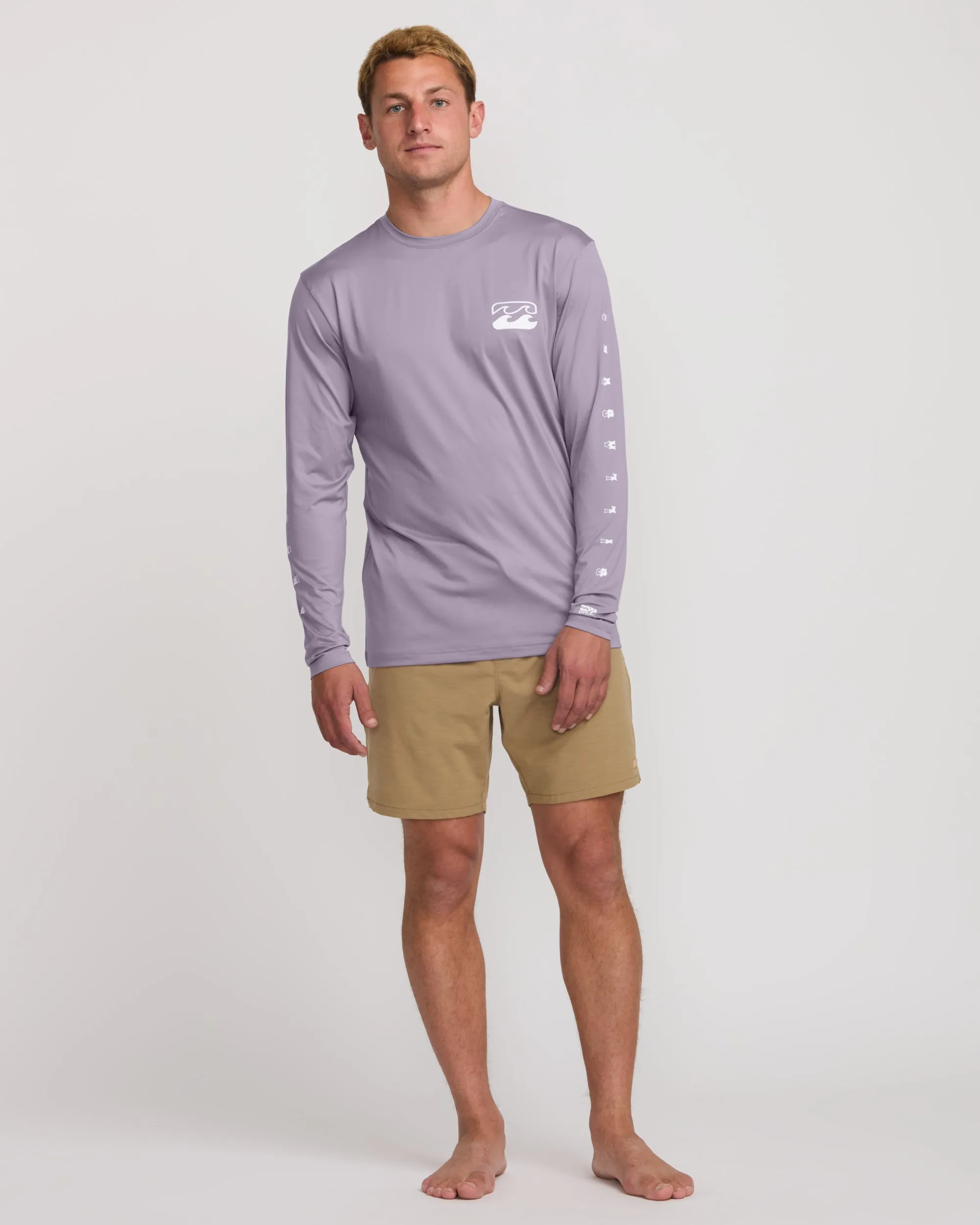 Unity Loose Fit Long Sleeve Surf Tee - Light Purple sold by Billabong product image thumbnail 5