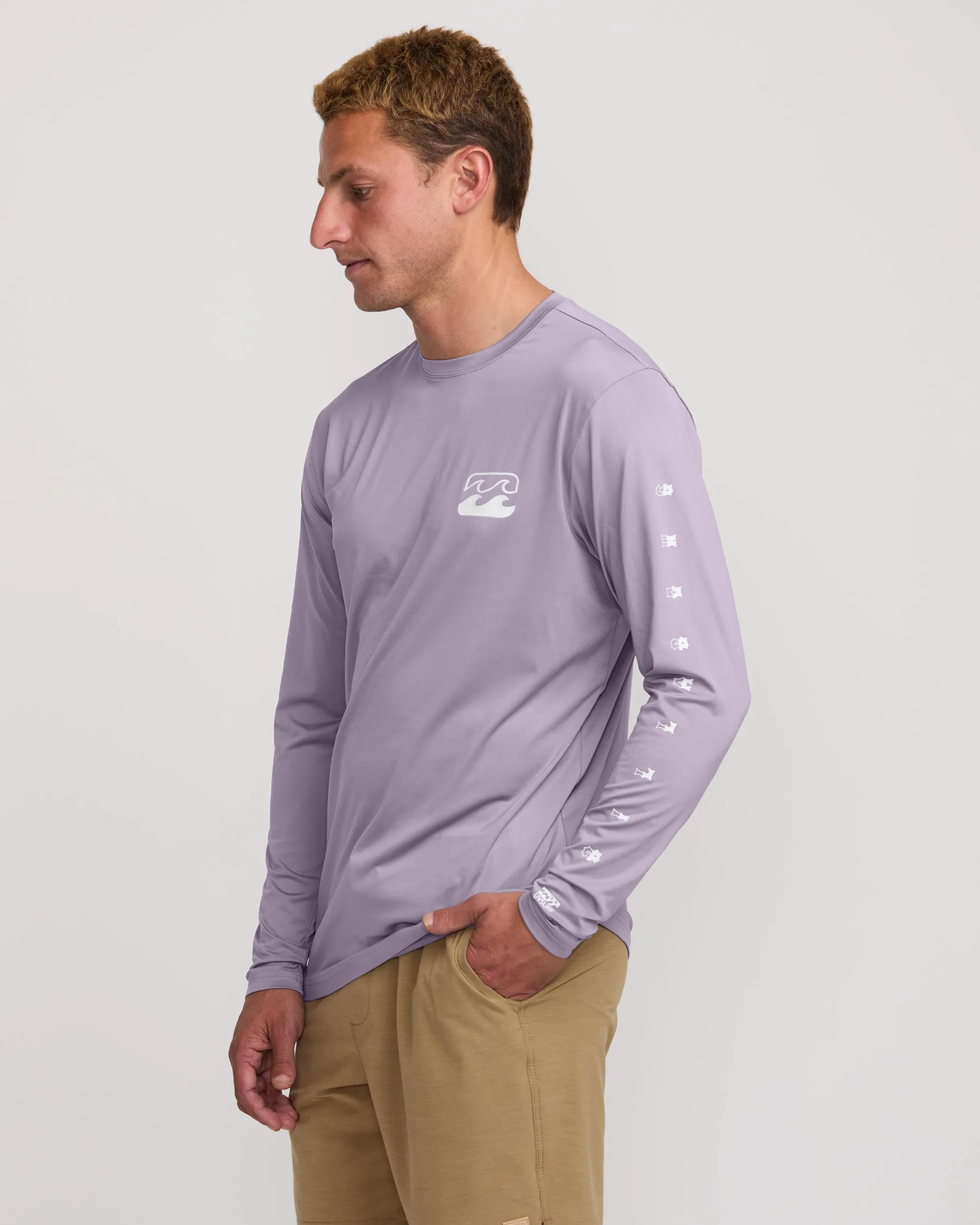 Unity Loose Fit Long Sleeve Surf Tee - Light Purple sold by Billabong product image thumbnail 3