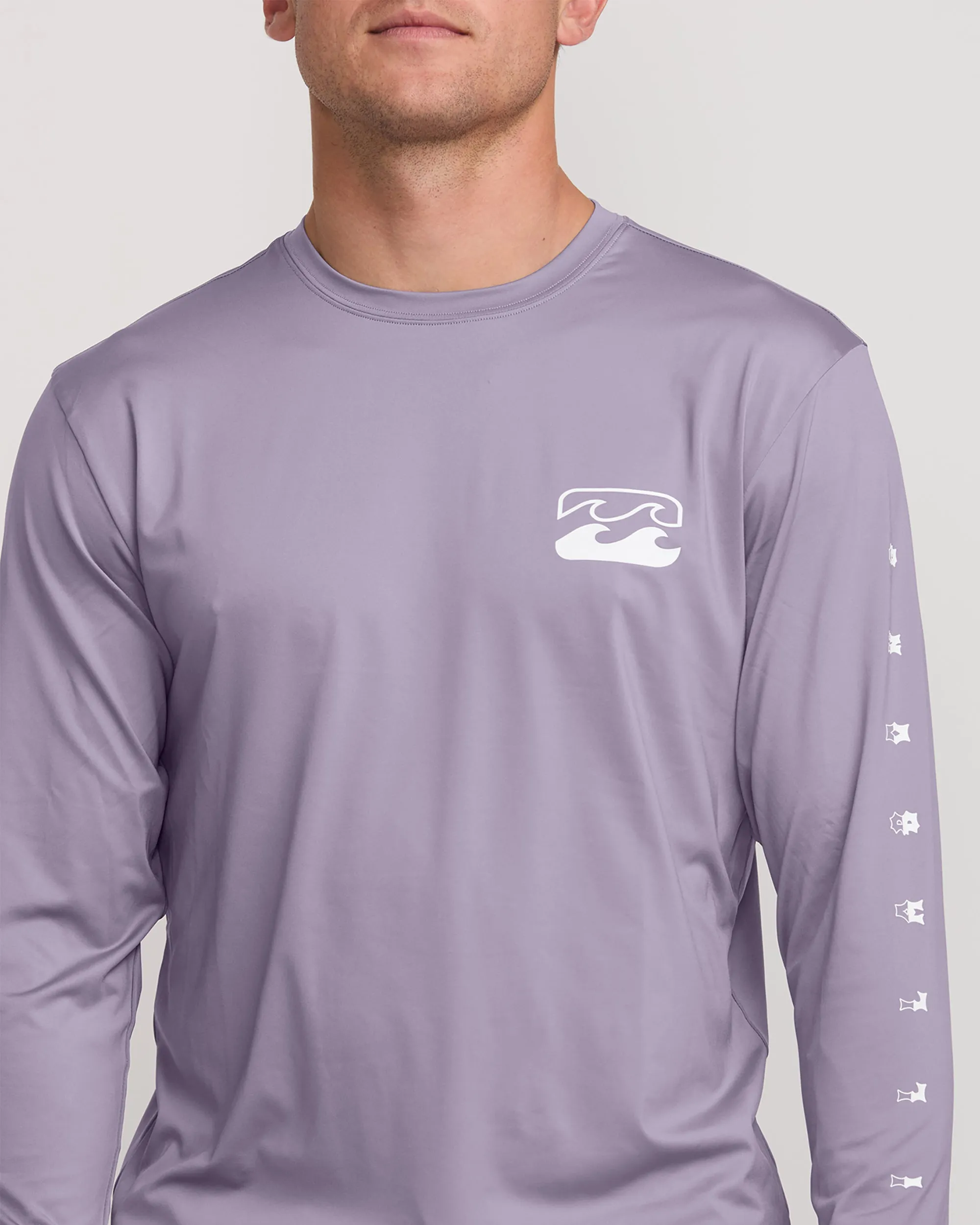 Unity Loose Fit Long Sleeve Surf Tee - Light Purple sold by Billabong product image thumbnail 4