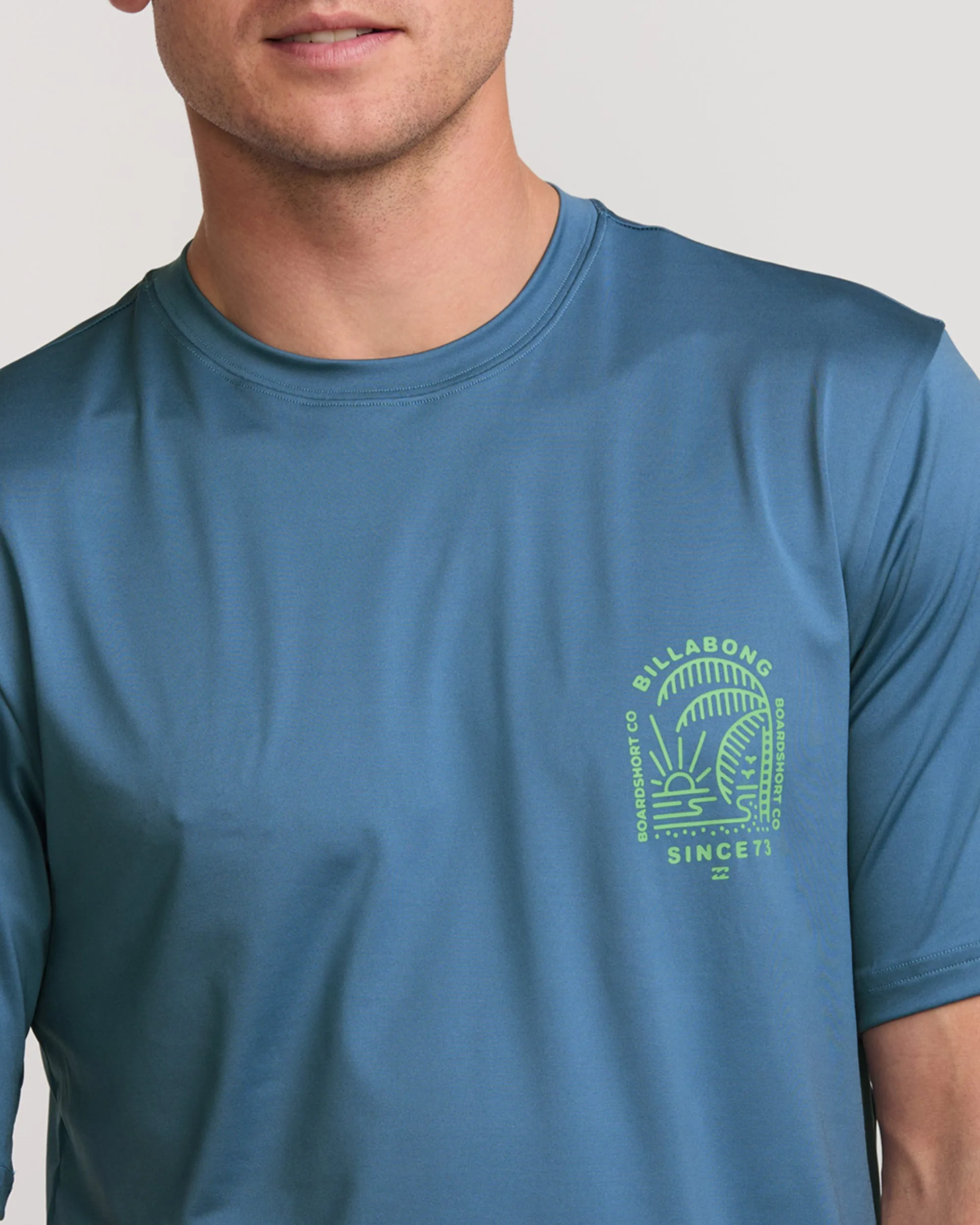 Last Night Loose Fit Short Sleeve Surf Tee - Bay Blue sold by Billabong product image thumbnail 4