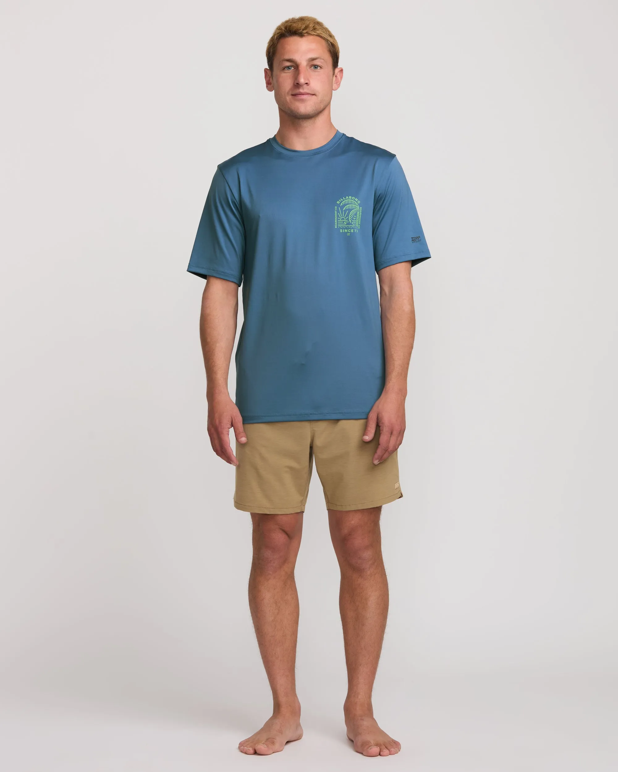 Last Night Loose Fit Short Sleeve Surf Tee - Bay Blue sold by Billabong product image thumbnail 5