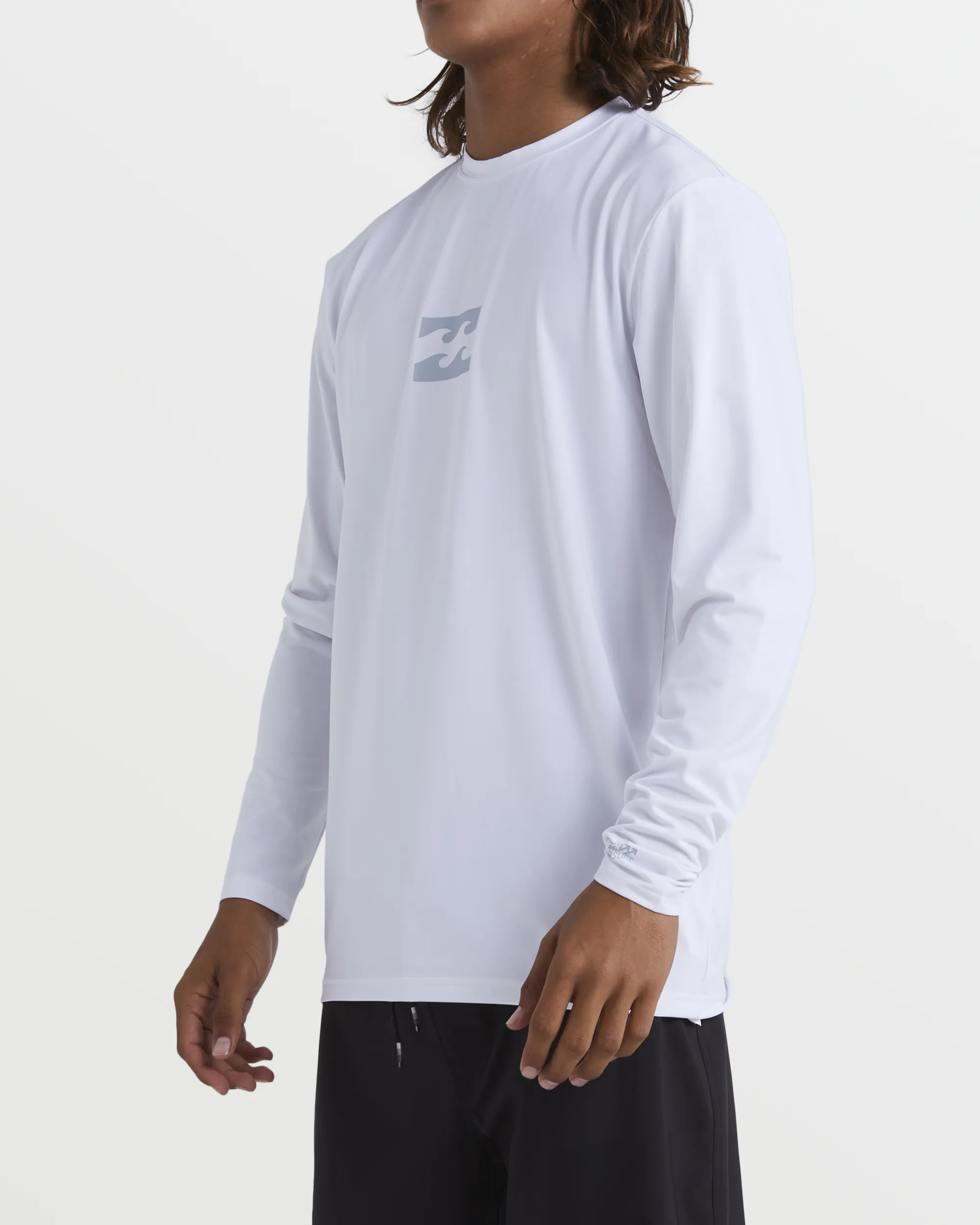 All Day Wave Loose Fit Long Sleeve Surf Tee - White sold by Billabong product image thumbnail 3
