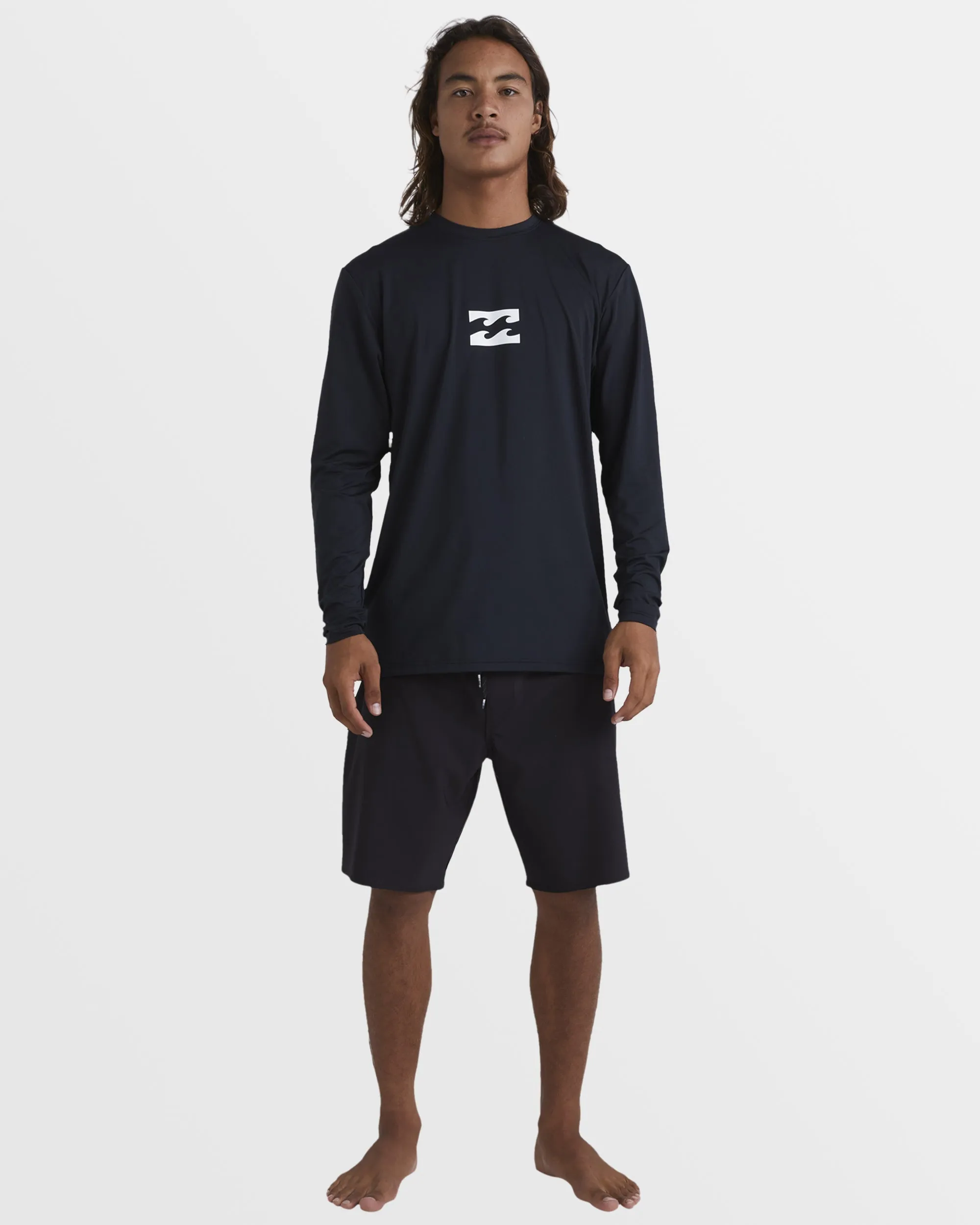 All Day Wave Loose Fit Long Sleeve Surf Tee - Black sold by Billabong product image thumbnail 5