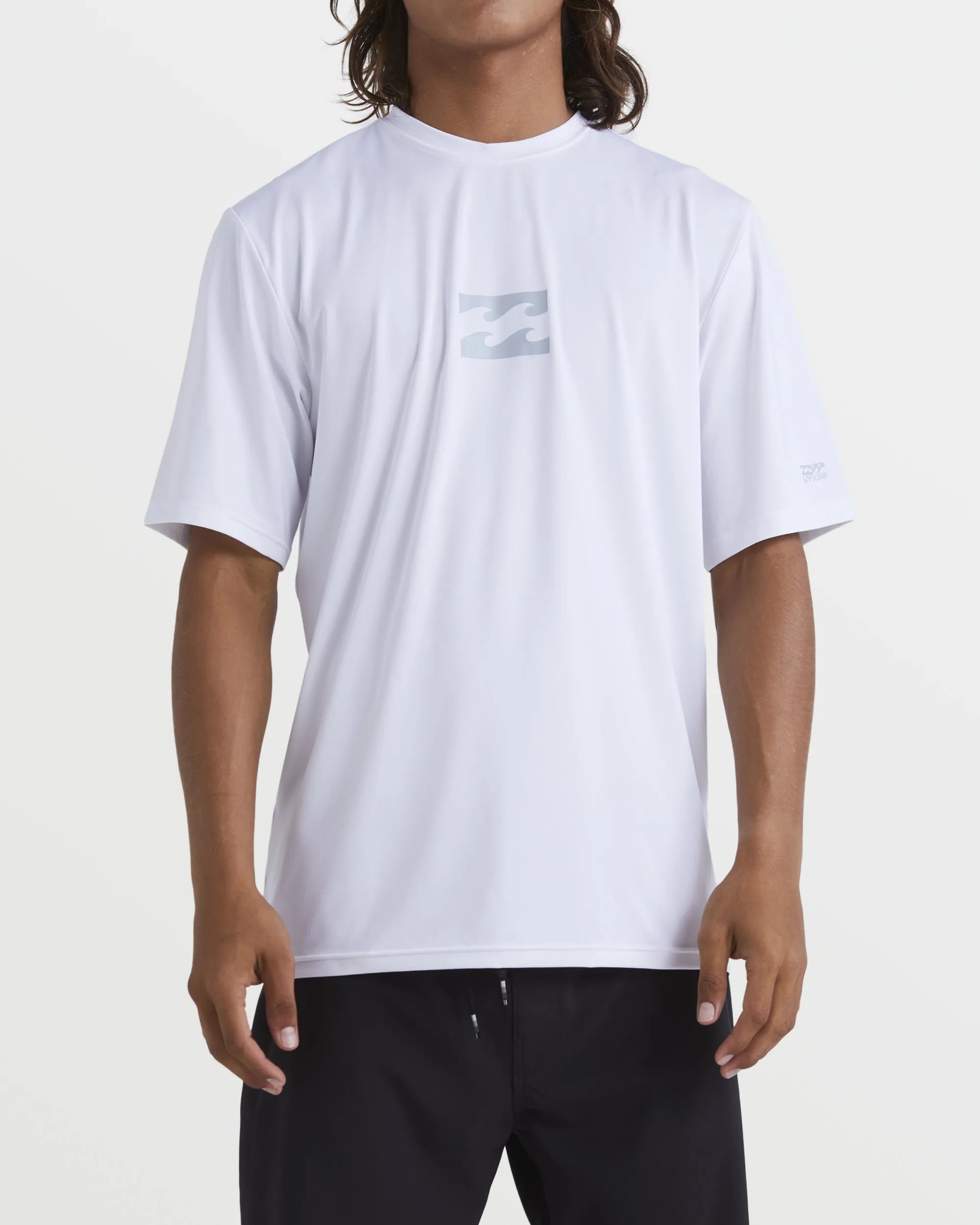 All Day Wave Short Sleeve Rashguard - White sold by Billabong