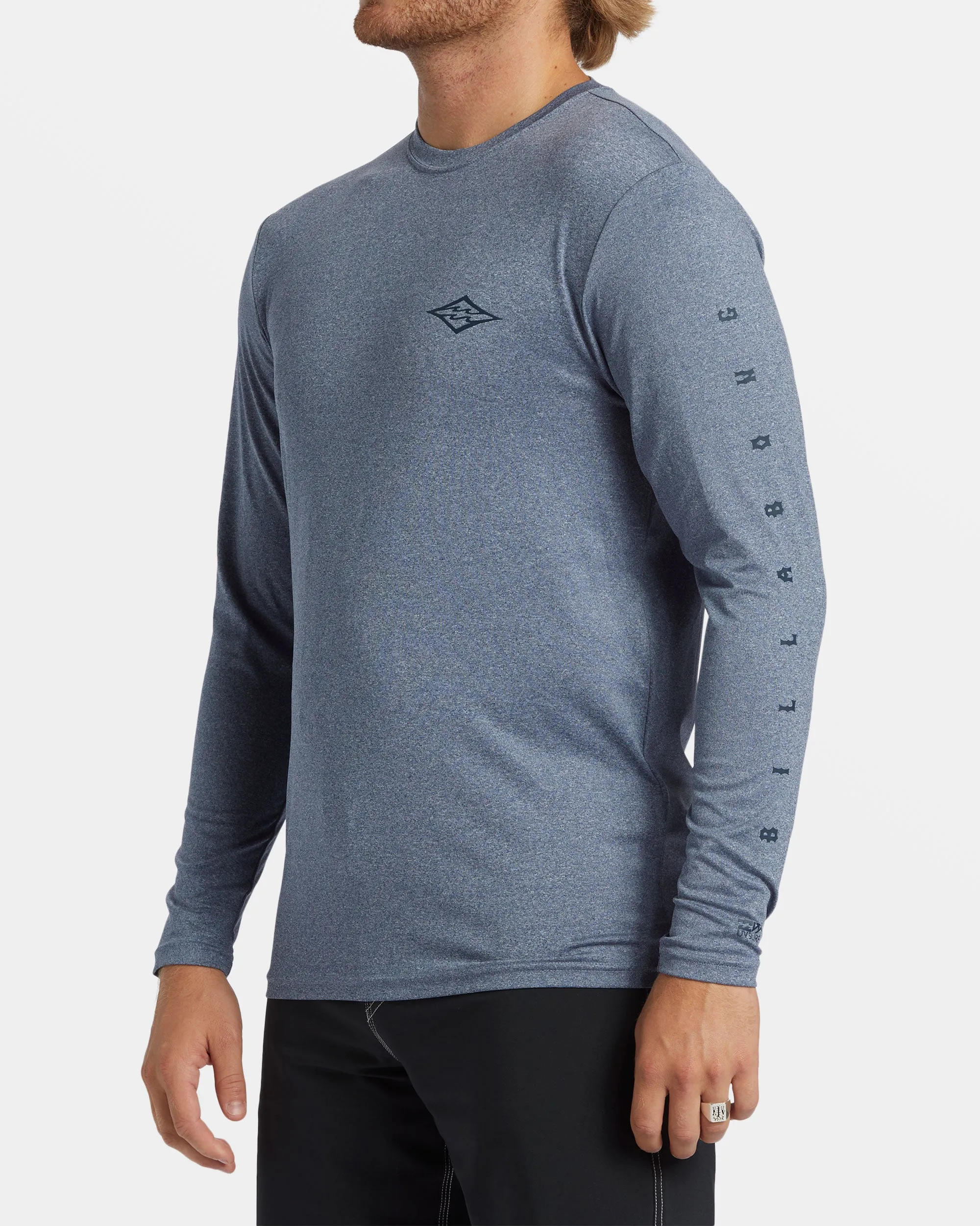 Unity Loose Fit Long Sleeve Surf Tee - Navy Heather sold by Billabong product image thumbnail 3