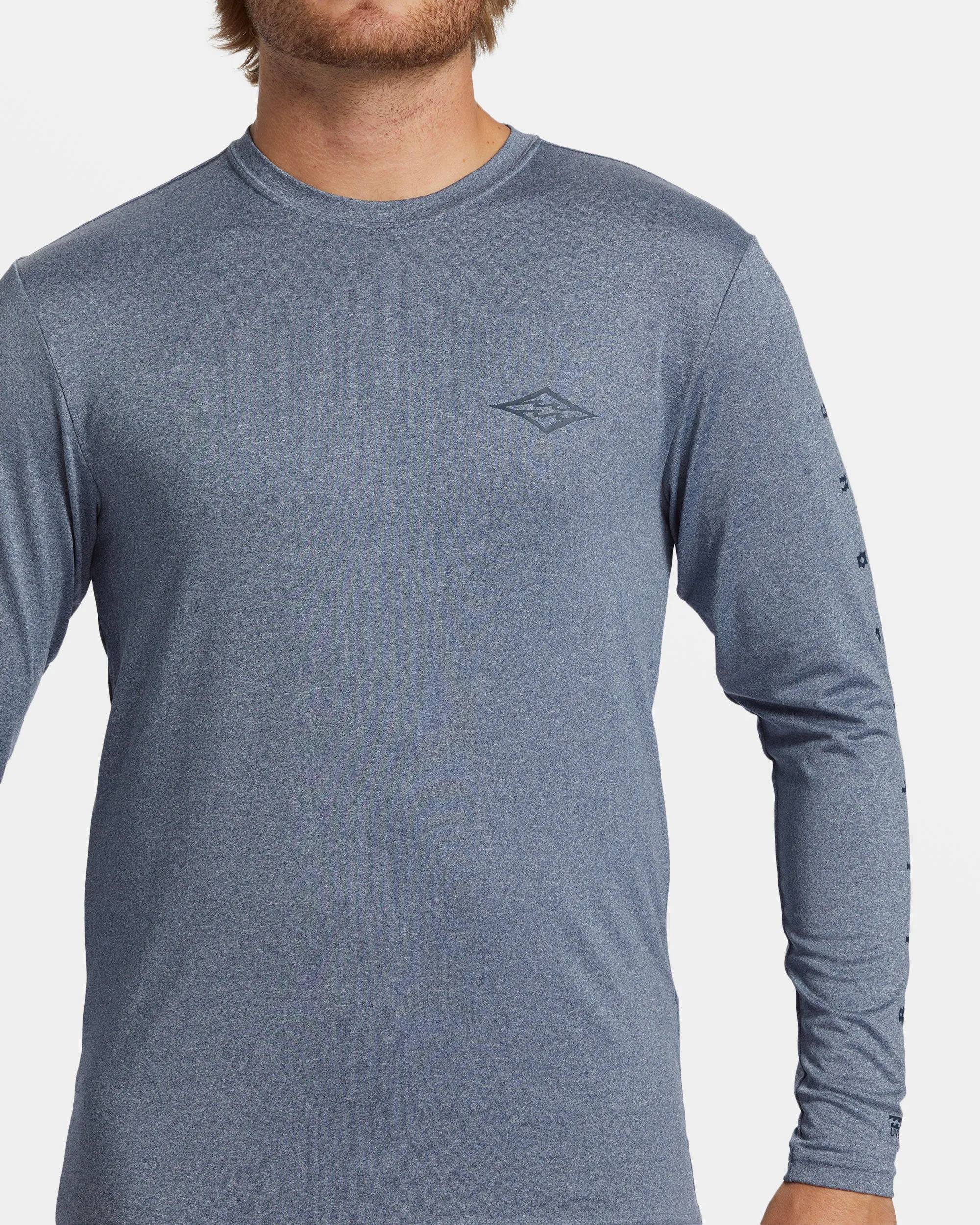Unity Loose Fit Long Sleeve Surf Tee - Navy Heather sold by Billabong product image thumbnail 5