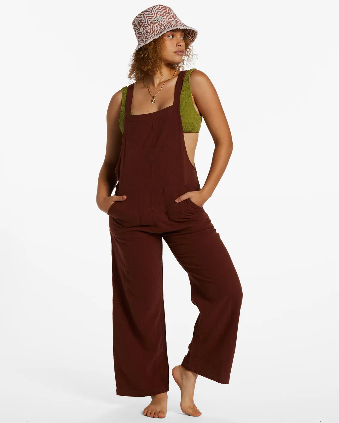 Suns Out Bucket Hat - Mocha sold by Billabong product image thumbnail 2