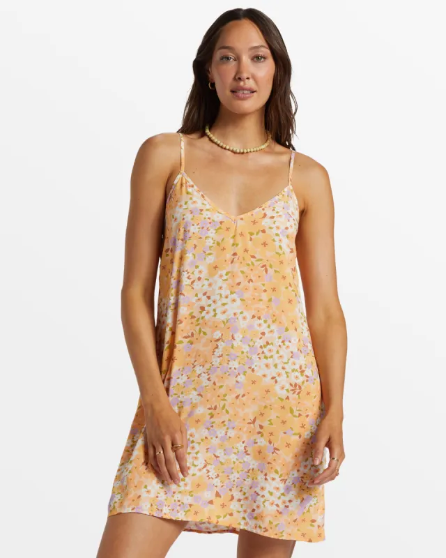 90's Babe Mini Slip Dress - Peach Whip sold by Billabong