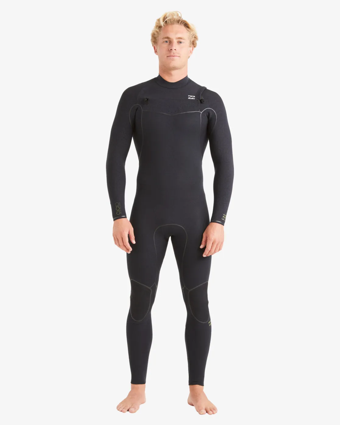4/3mm Furnace Natural Chest Zip Wetsuit (2023) - Black sold by Billabong