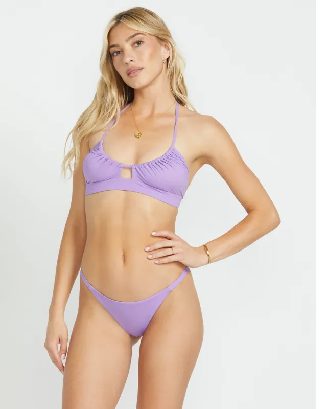 Sol Searcher Nikki Halter Bikini Top - Prism Violet sold by Billabong
