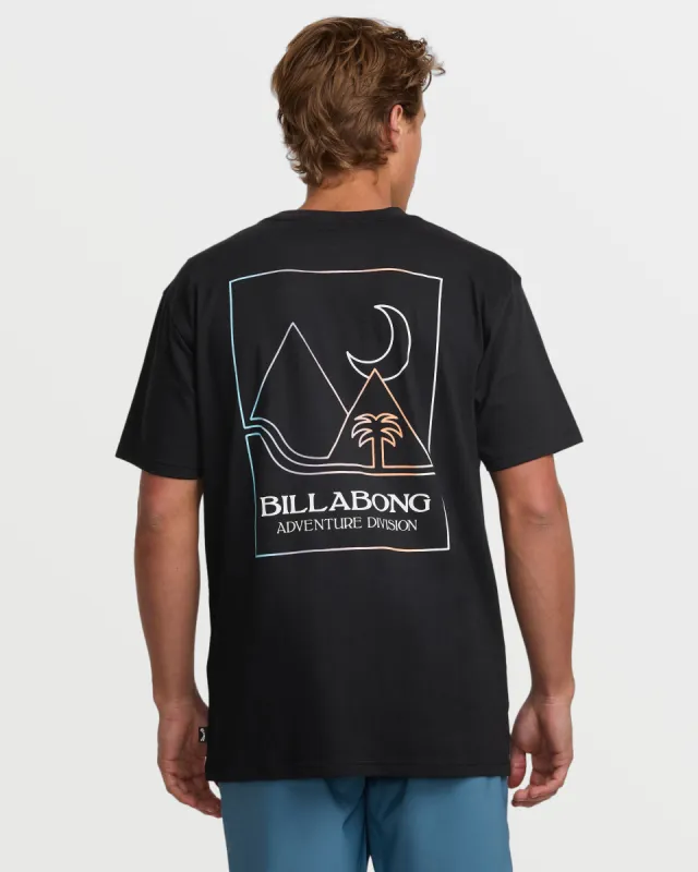 Night Park A/Div Short Sleeve Tee - Black sold by Billabong