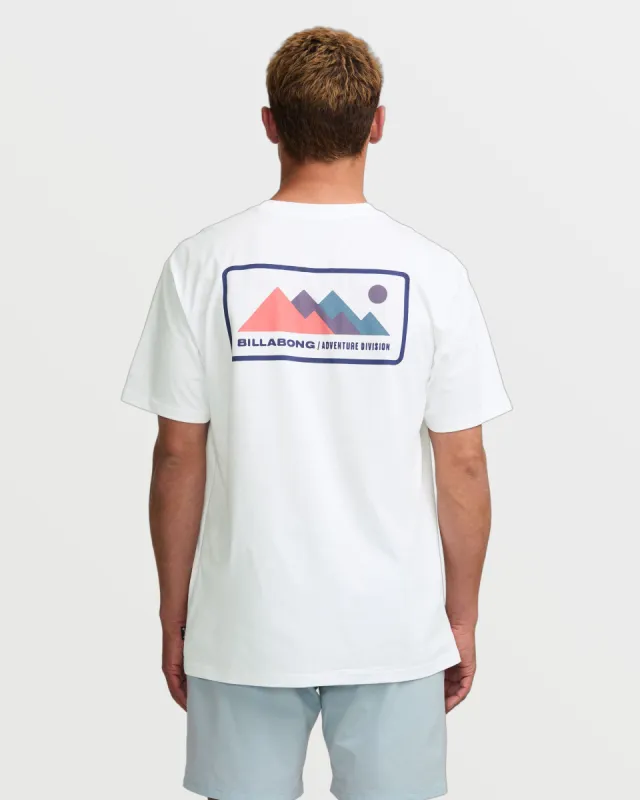 Range A/Div Short Sleeve Tee - White sold by Billabong