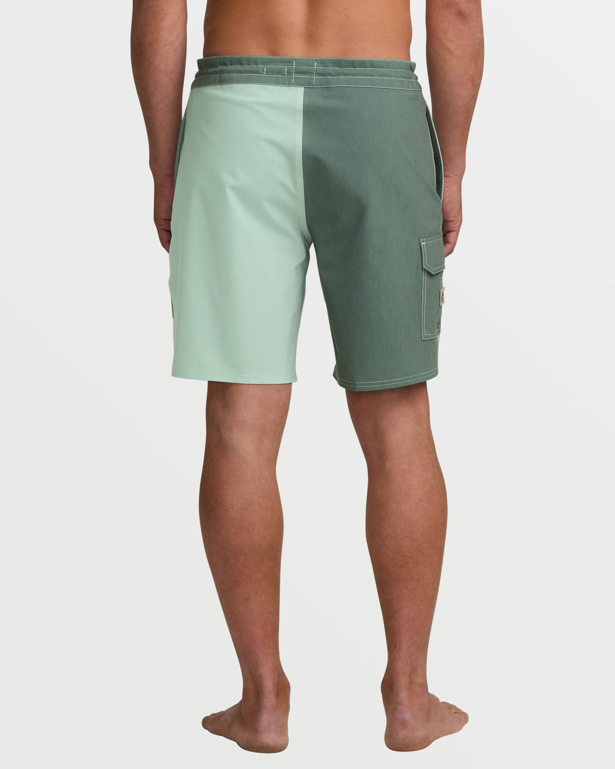 Sunshine Lo Tide 18.5" Boardshorts - Green Tea sold by Billabong product image thumbnail 4
