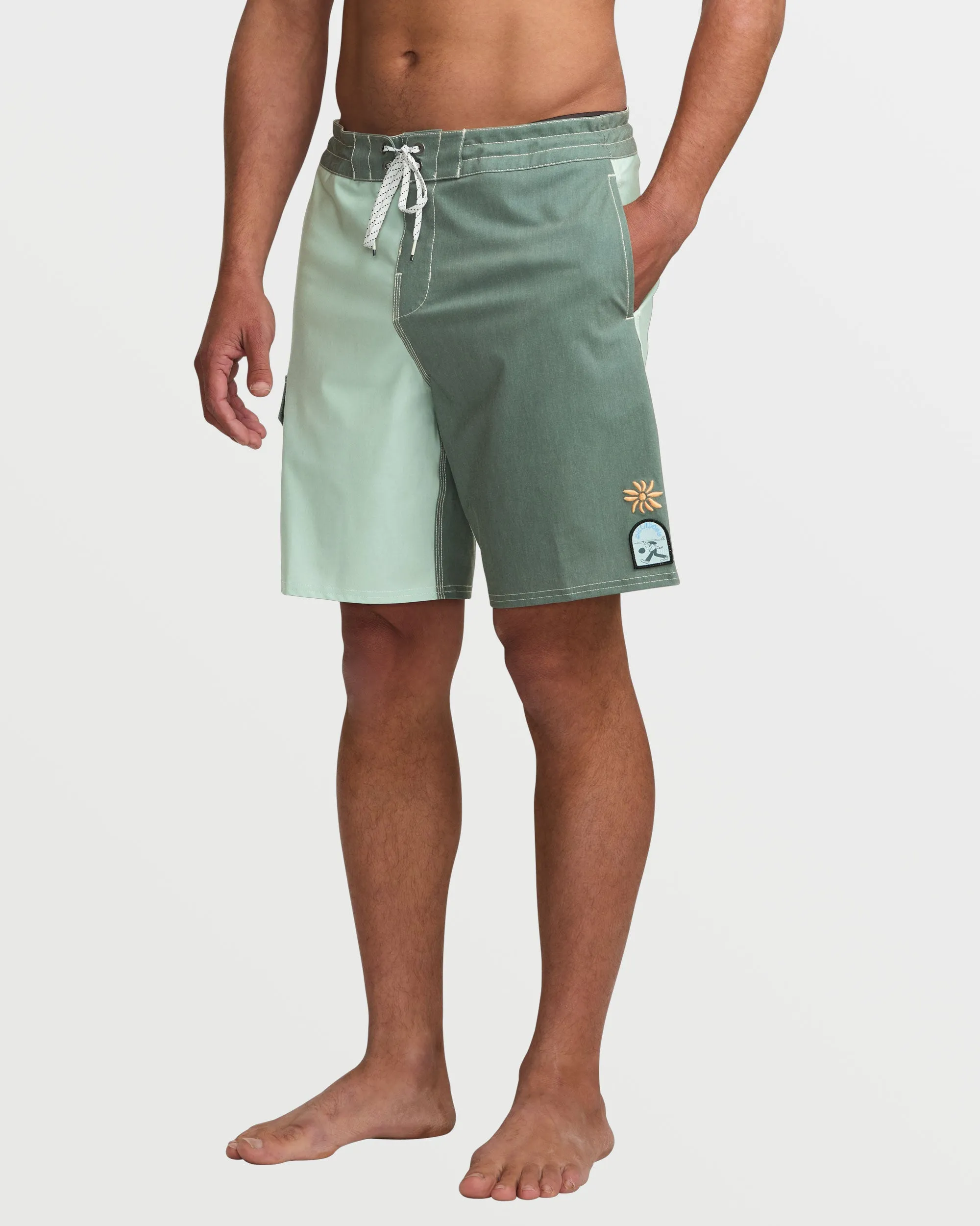 Sunshine Lo Tide 18.5" Boardshorts - Green Tea sold by Billabong product image thumbnail 3