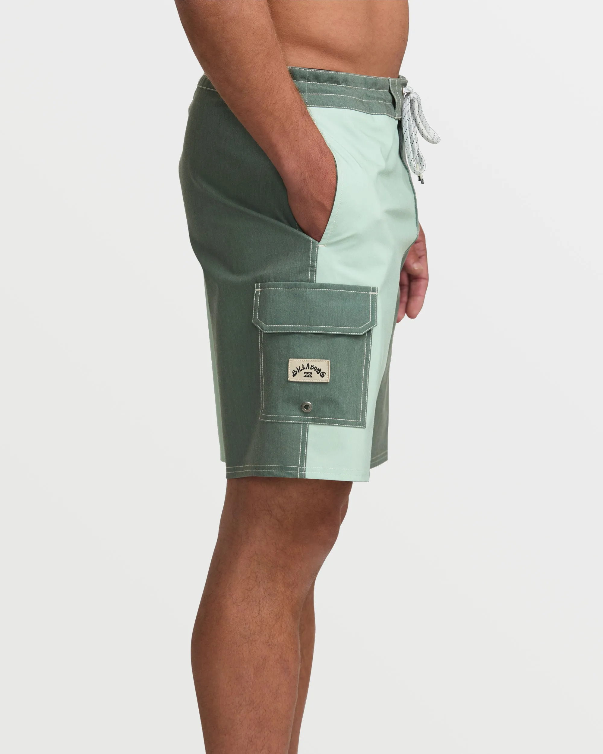 Sunshine Lo Tide 18.5" Boardshorts - Green Tea sold by Billabong product image thumbnail 5