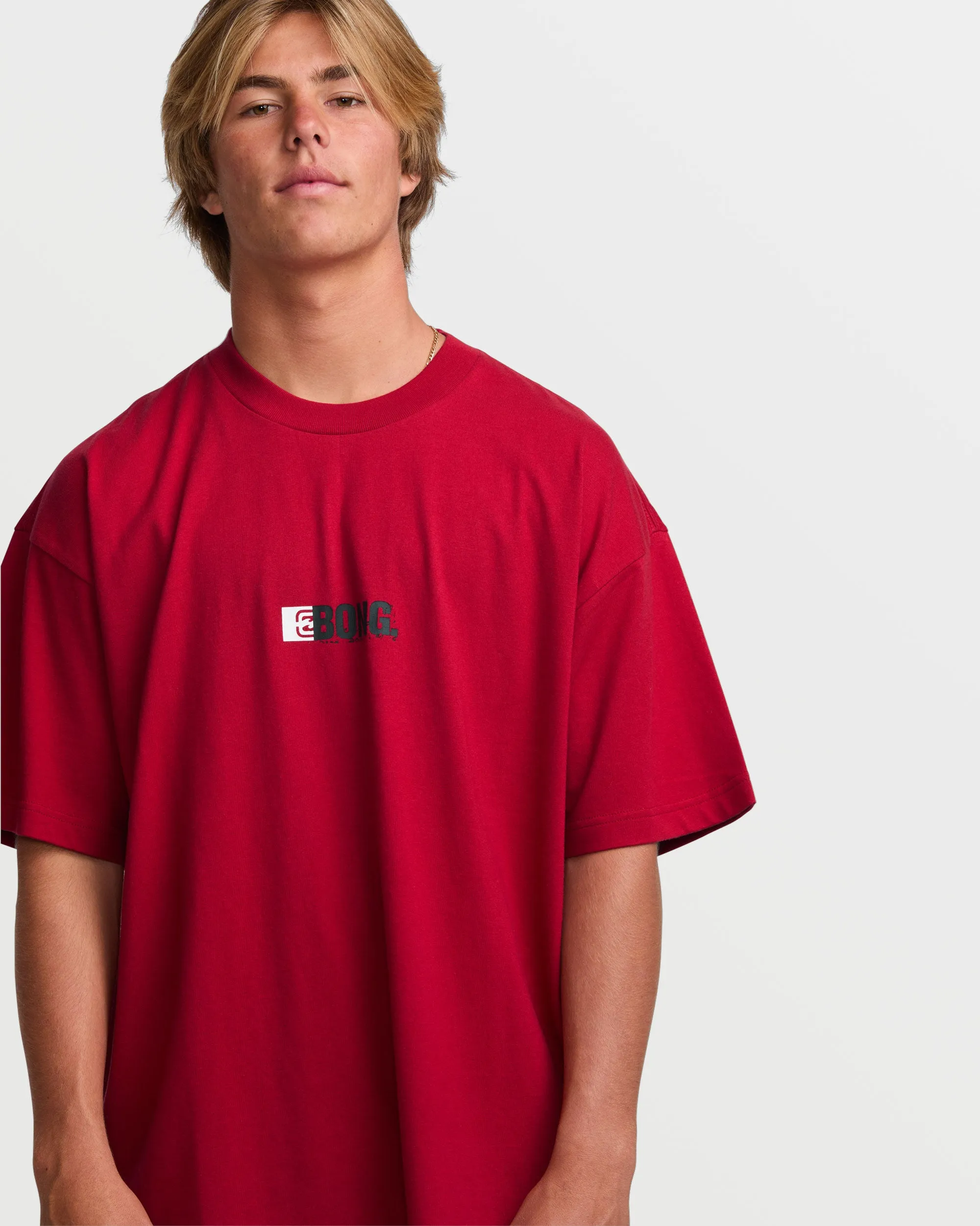 Bong OG Short Sleeve Tee - Scarlet sold by Billabong product image thumbnail 4