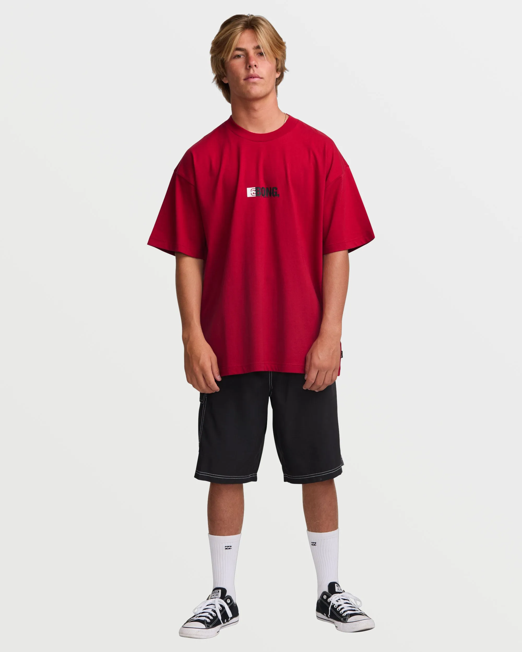 Bong OG Short Sleeve Tee - Scarlet sold by Billabong product image thumbnail 5