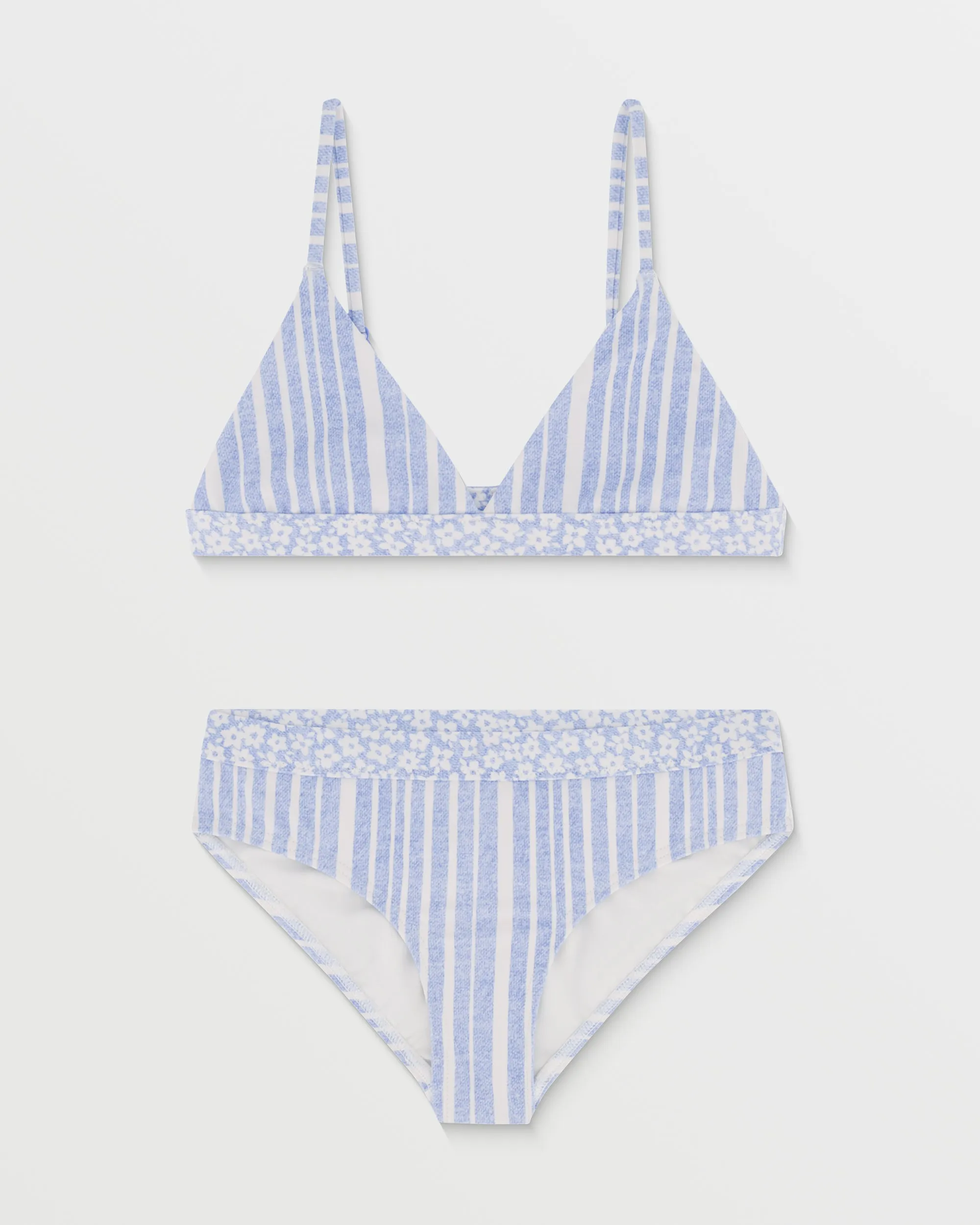 Girls Blue By The Sea Reversible Bikini Set - Light Chambray sold by Billabong product image thumbnail 3