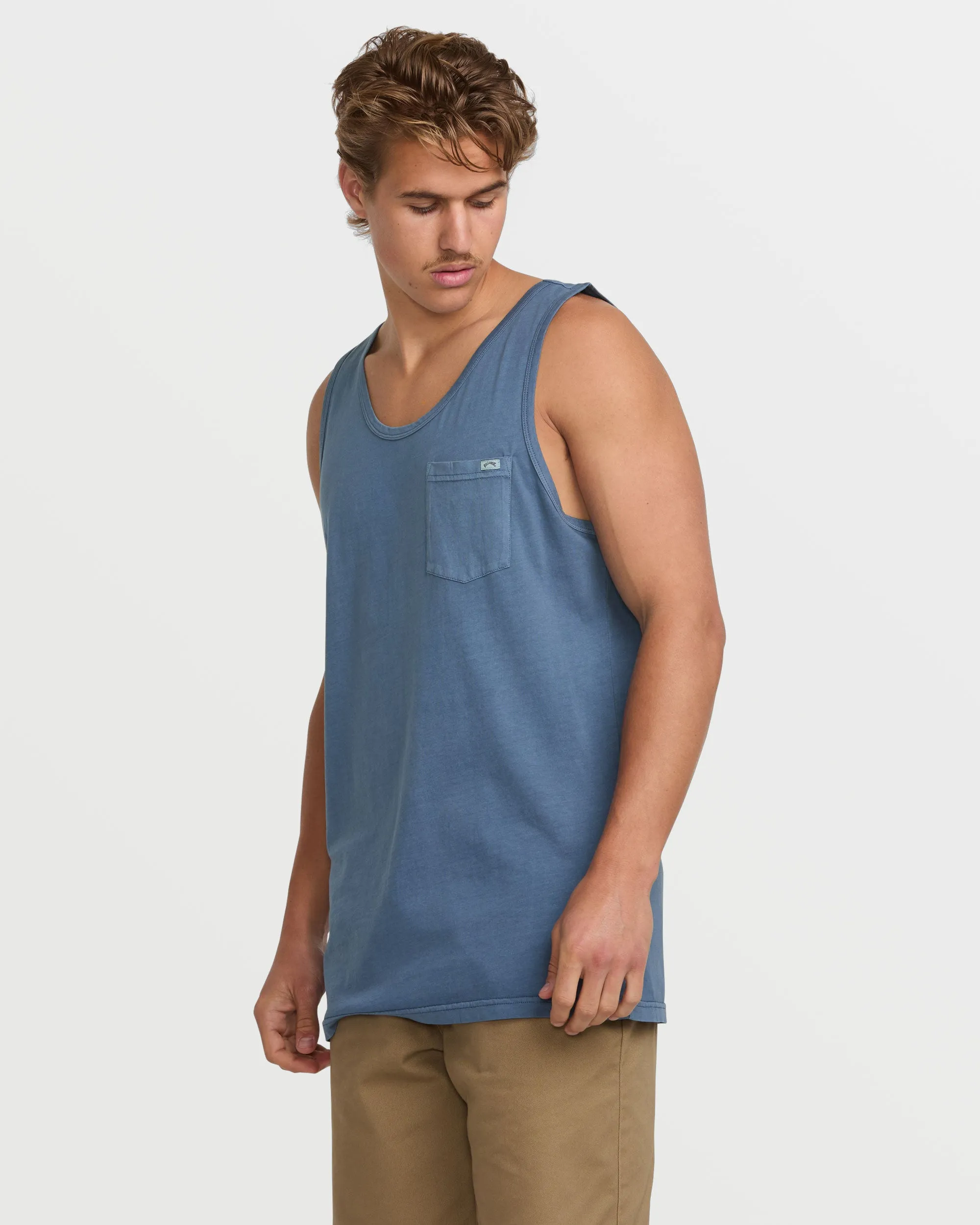 Essential Premium Wave Wash Tank - Slate Blue sold by Billabong product image thumbnail 3