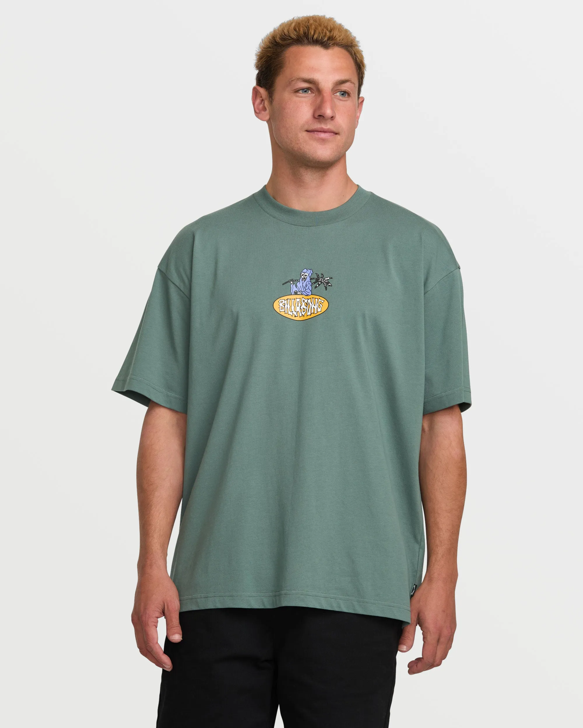 Tropical Reaper OG Short Sleeve Tee - Dark Slate sold by Billabong