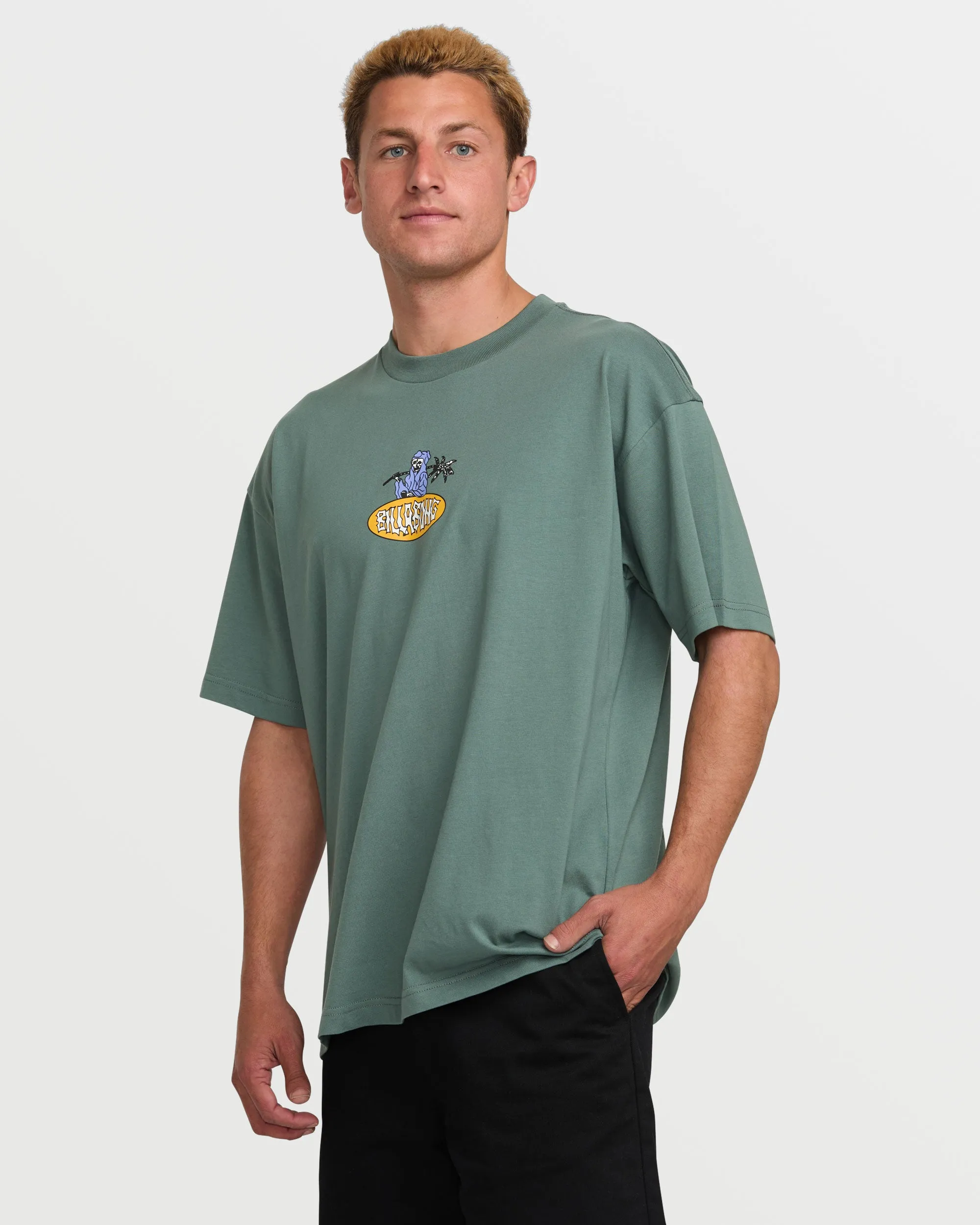 Tropical Reaper OG Short Sleeve Tee - Dark Slate sold by Billabong product image thumbnail 3