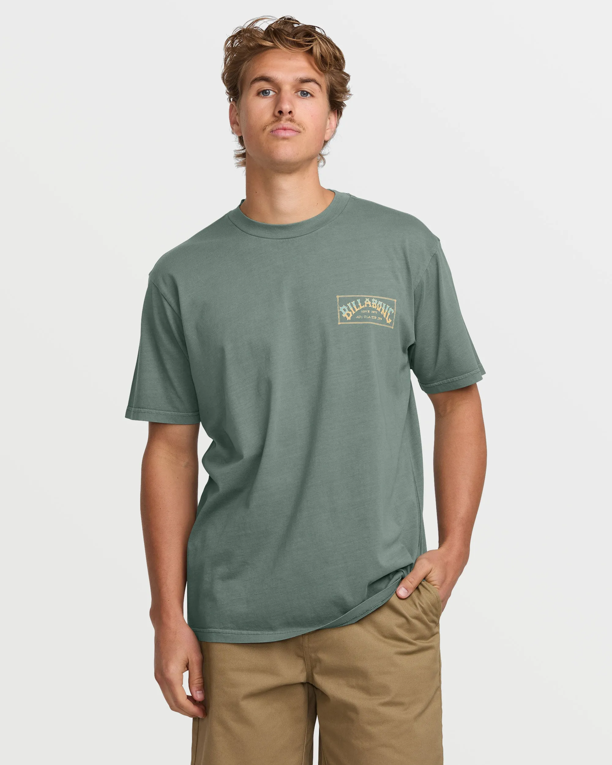 Original Arch Premium Wave Wash Short Sleeve Tee - Dark Slate sold by Billabong product image thumbnail 2