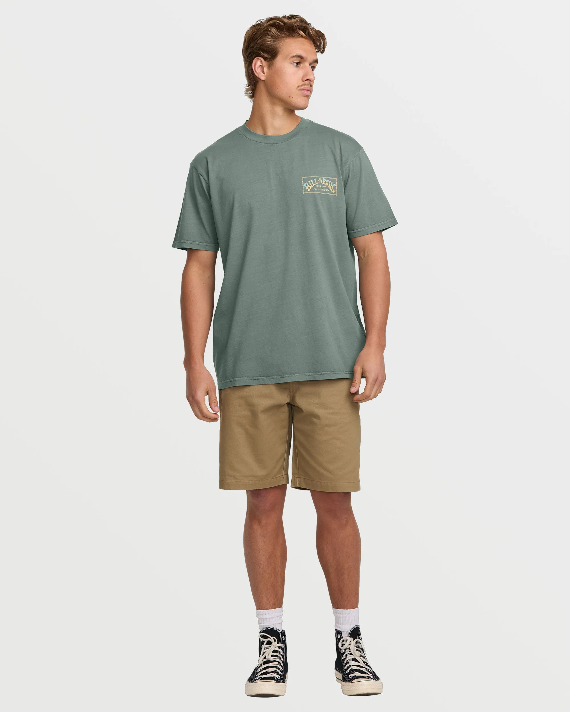 Original Arch Premium Wave Wash Short Sleeve Tee - Dark Slate sold by Billabong product image thumbnail 5