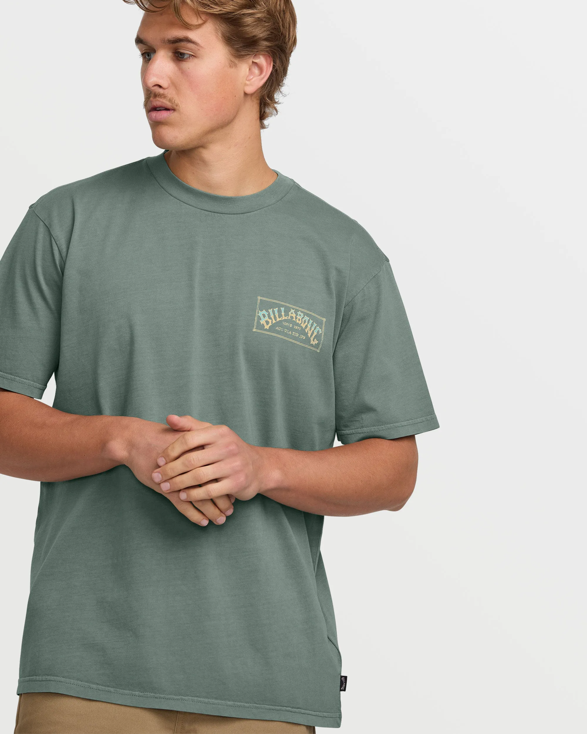 Original Arch Premium Wave Wash Short Sleeve Tee - Dark Slate sold by Billabong product image thumbnail 4