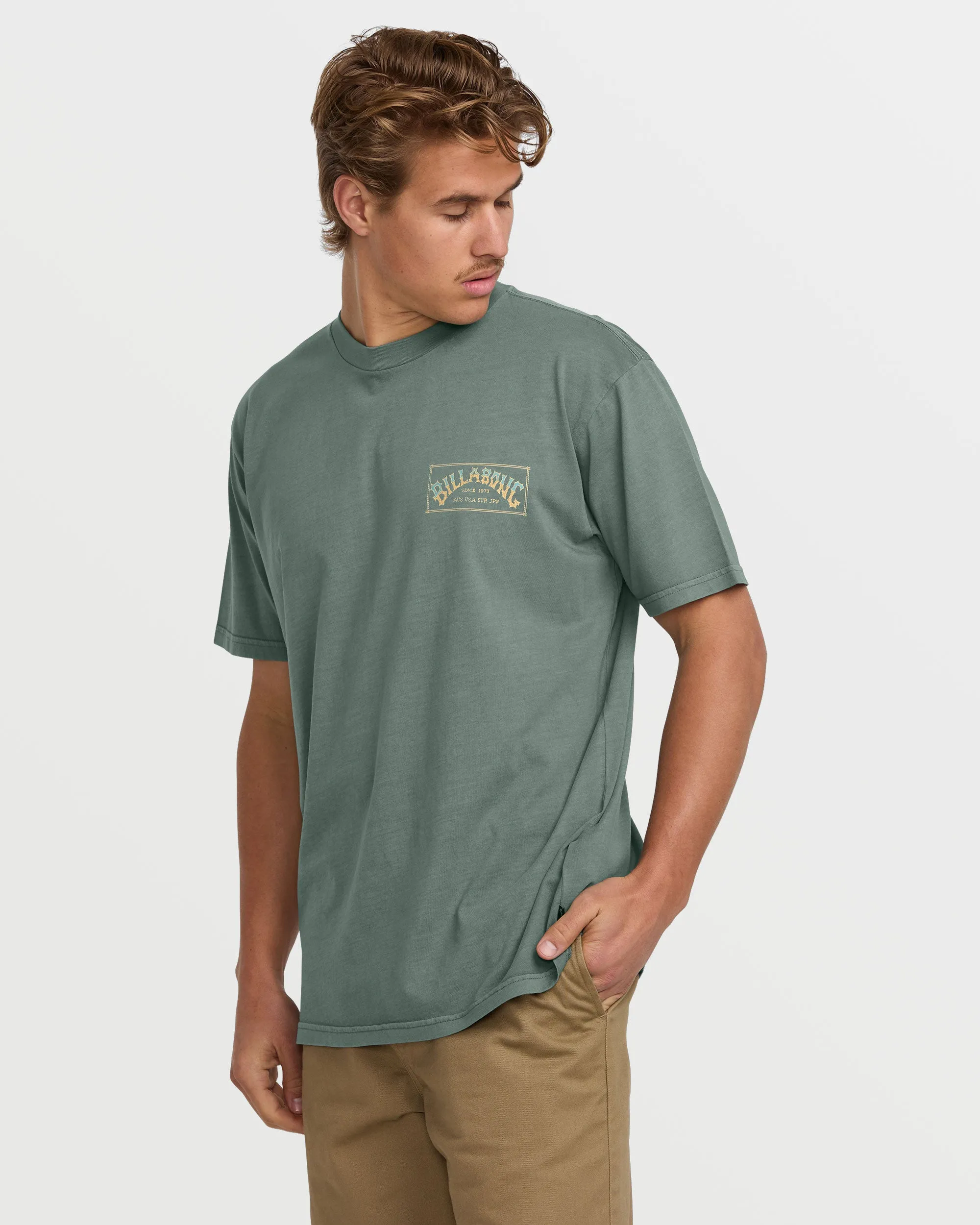 Original Arch Premium Wave Wash Short Sleeve Tee - Dark Slate sold by Billabong product image thumbnail 3