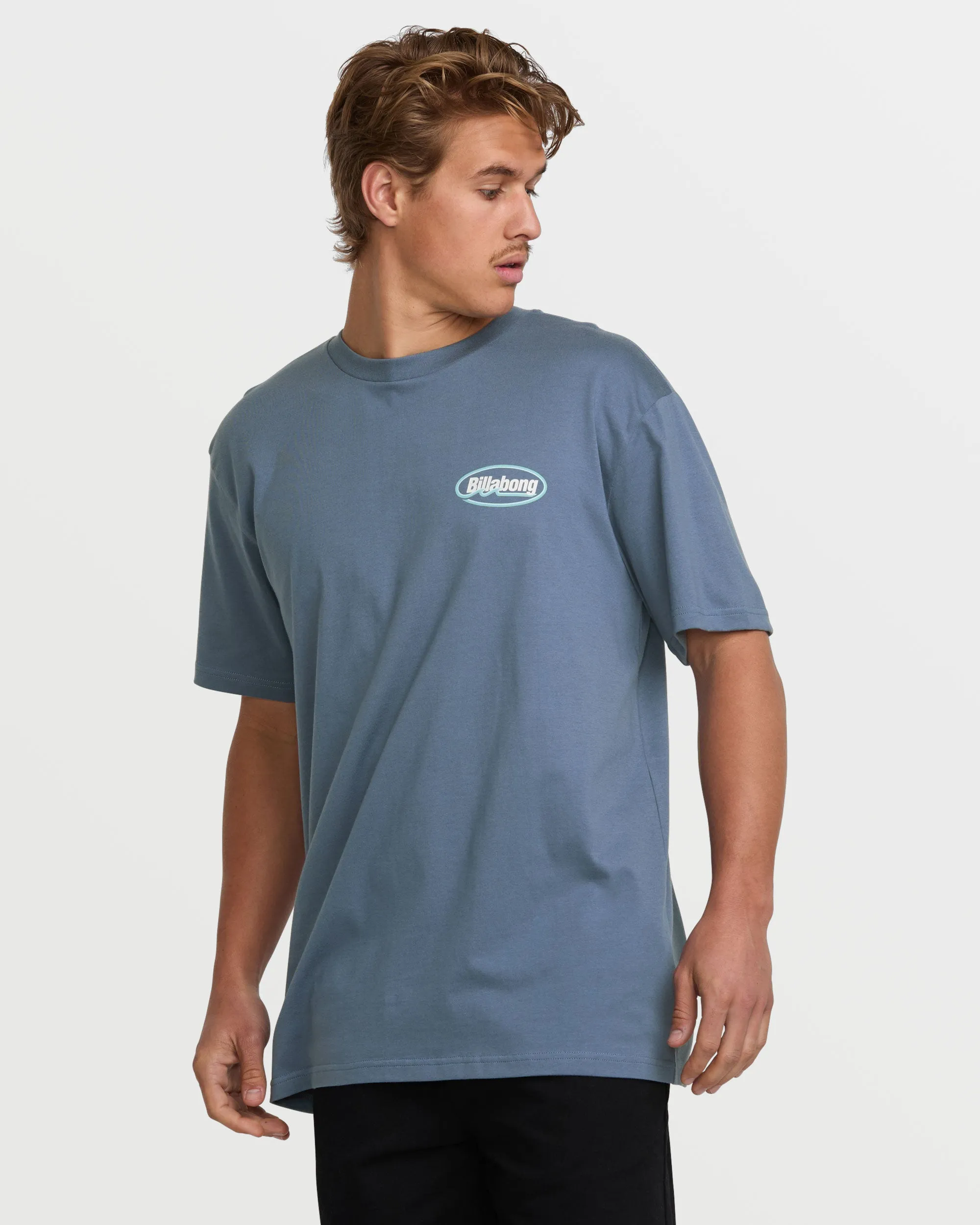 Runner Premium Short Sleeve Tee - Slate Blue sold by Billabong product image thumbnail 3