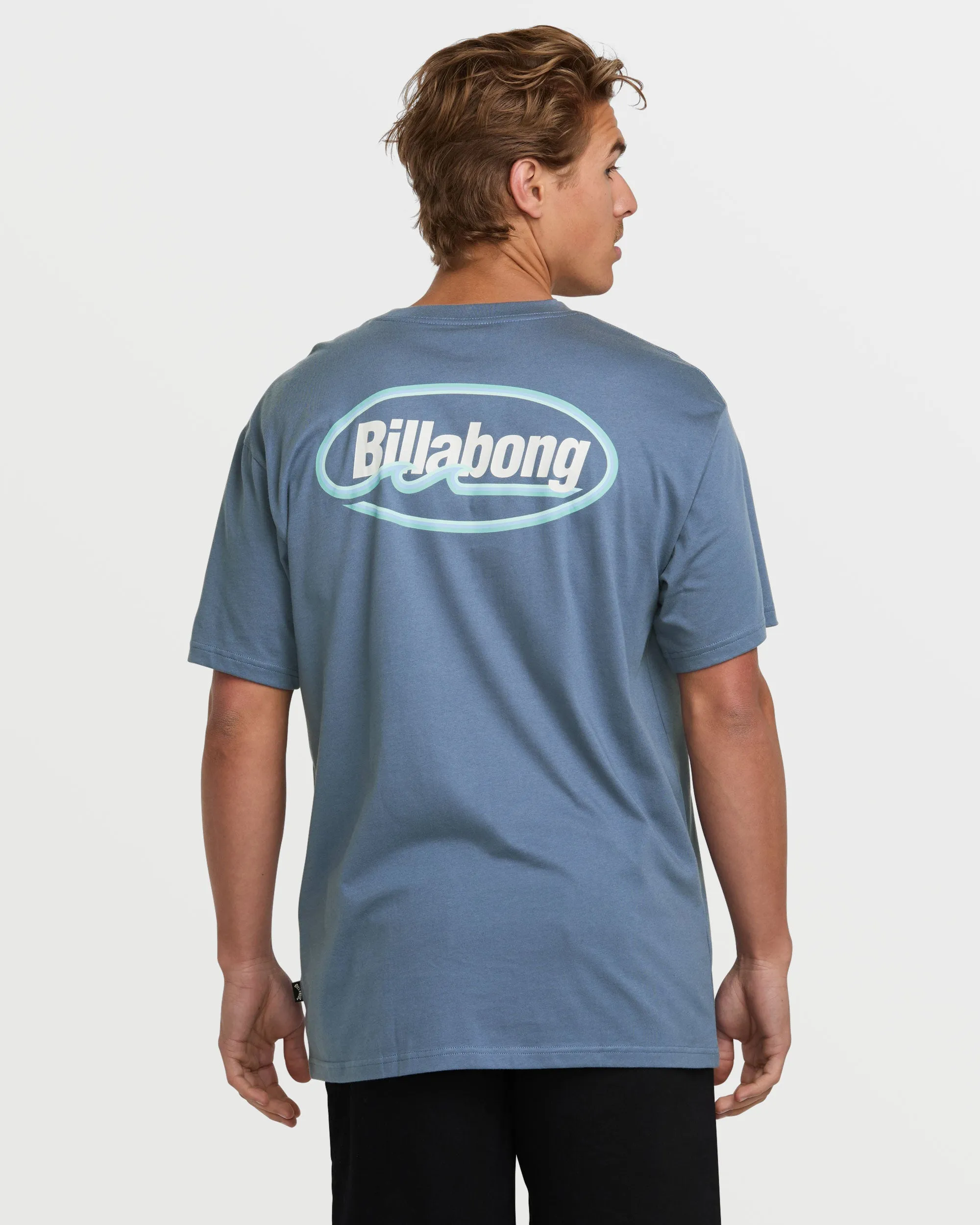 Runner Premium Short Sleeve Tee - Slate Blue sold by Billabong
