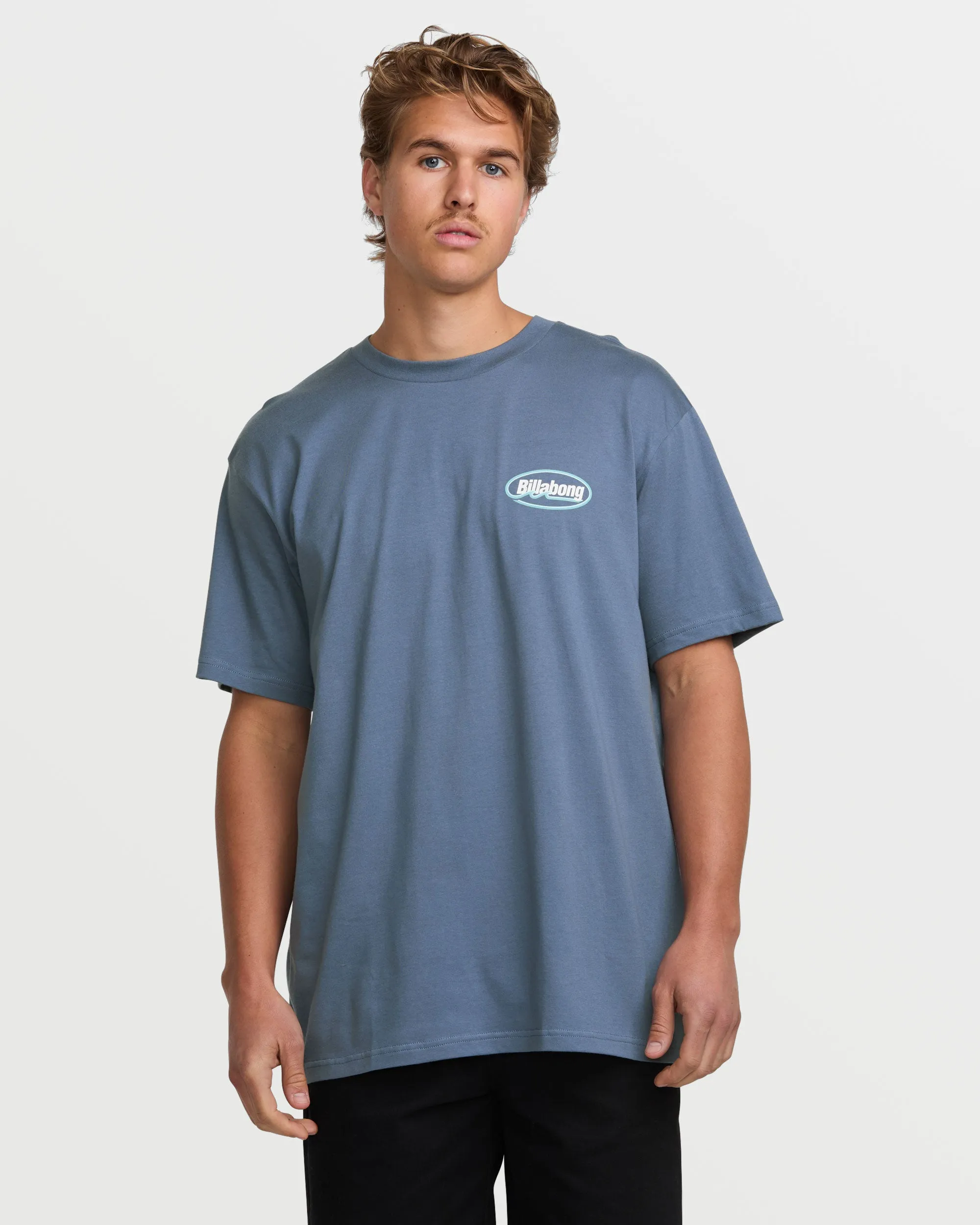Runner Premium Short Sleeve Tee - Slate Blue sold by Billabong product image thumbnail 2