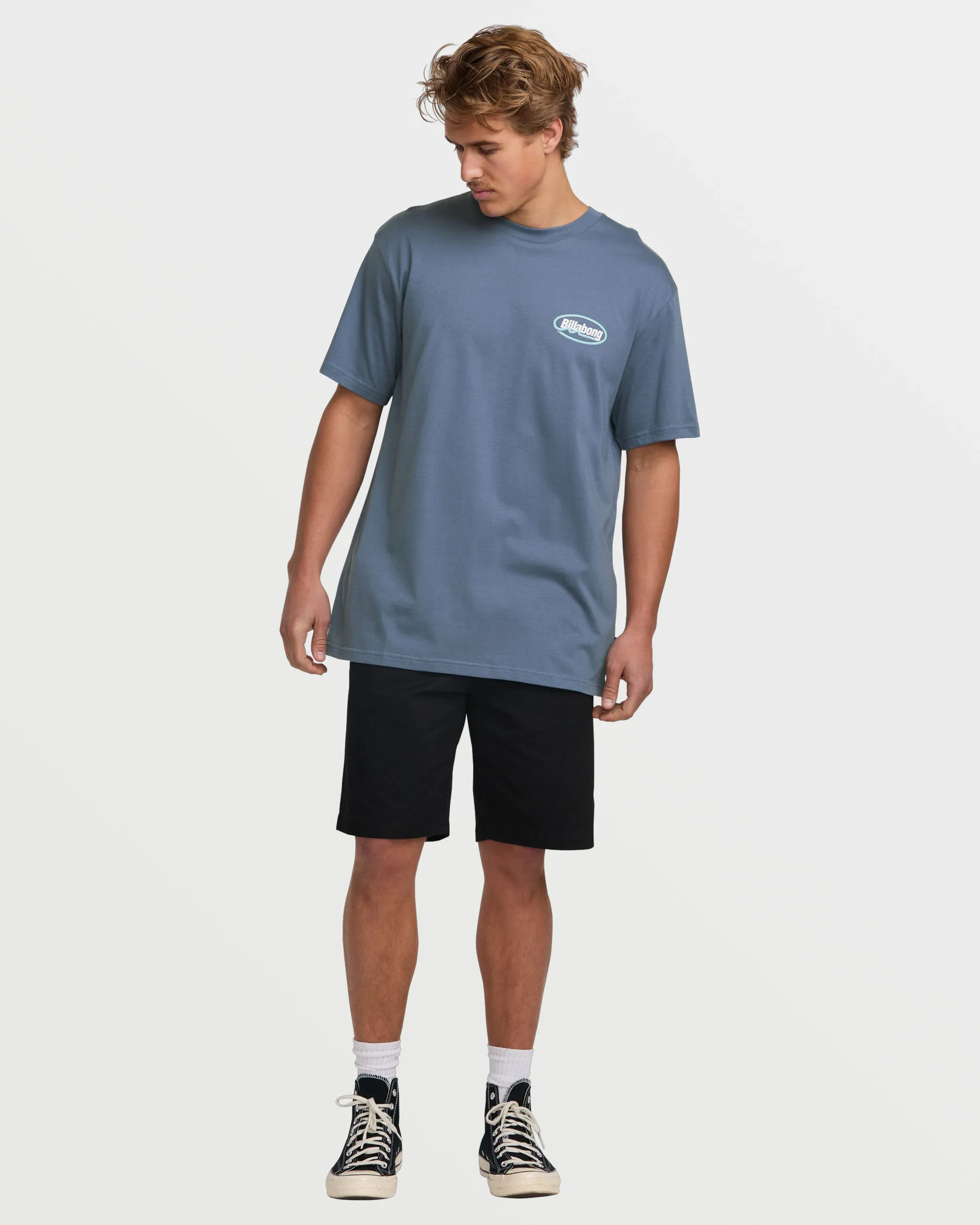Runner Premium Short Sleeve Tee - Slate Blue sold by Billabong product image thumbnail 5