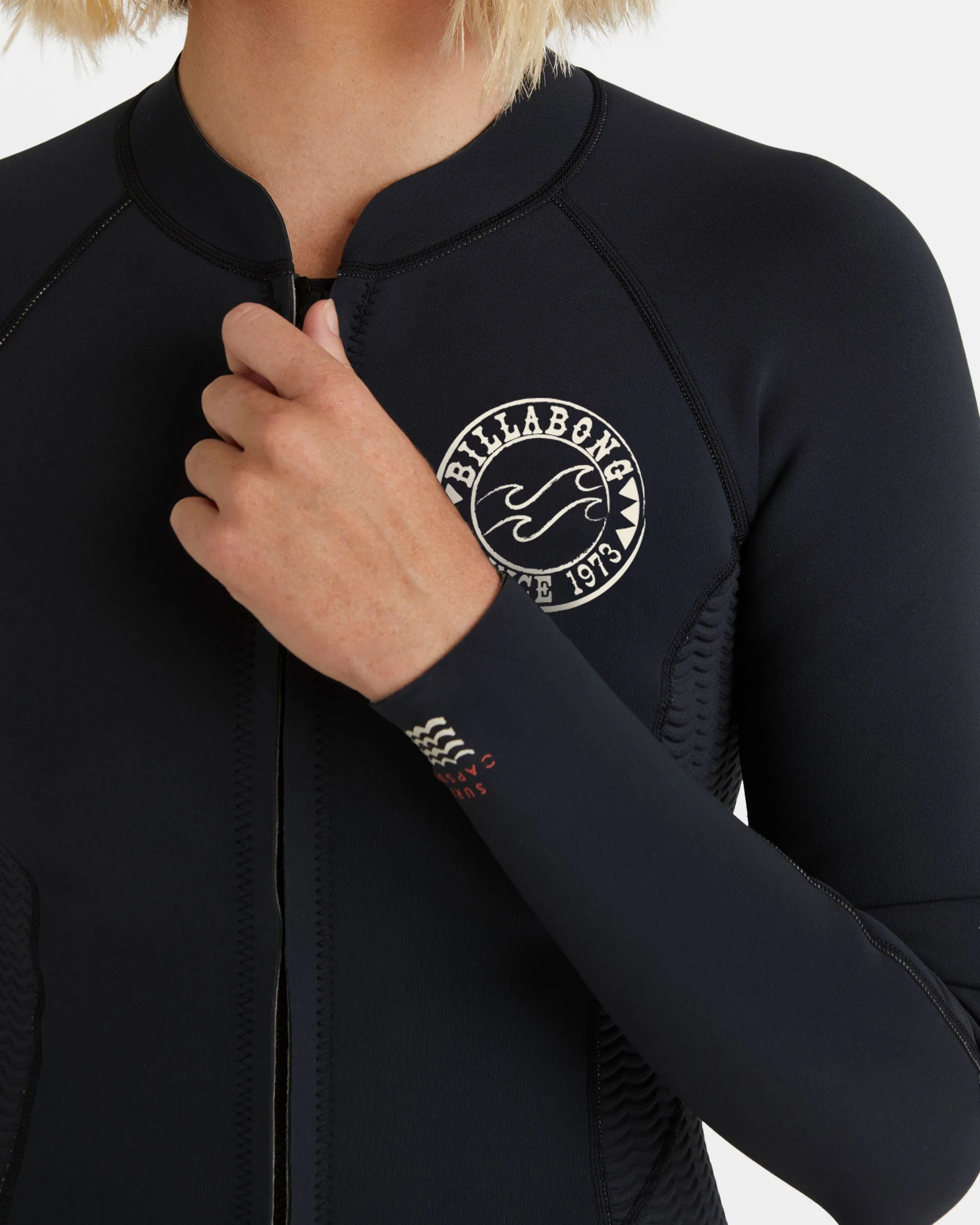 Peeky Natural Jacket - Black sold by Billabong product image thumbnail 5