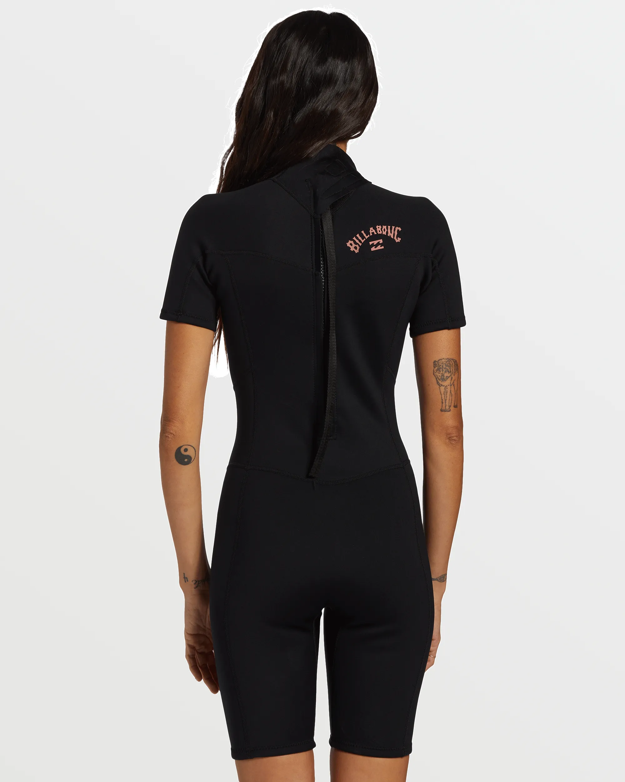 Foil Flatlock Short Sleeve Springsuit - Black sold by Billabong product image thumbnail 2