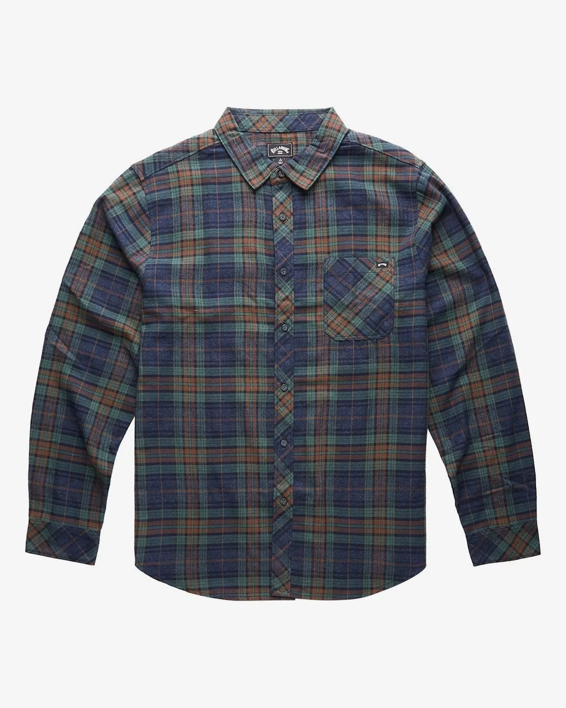 Classic Flannel Long Sleeve Shirt - Navy sold by Billabong