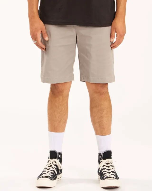 Carter Stretch Shorts 21" - Grey Heather sold by Billabong