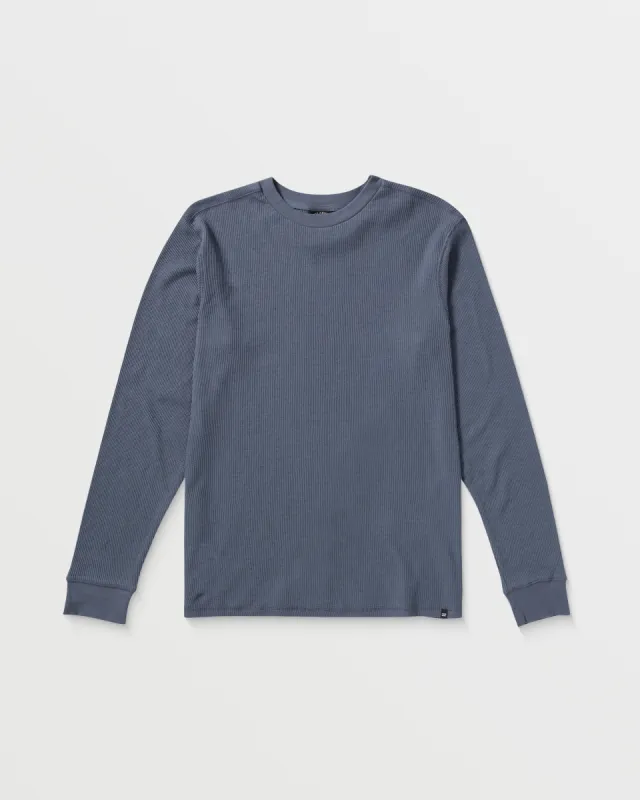 Essential Long Sleeve Thermal Top - Slate Blue sold by Billabong