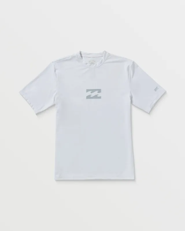 Classic Wave UPF 50 Short Sleeve Surf Tee - White sold by Billabong