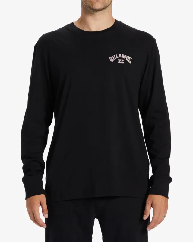 Arch Fill Long Sleeve T-Shirt - Black sold by Billabong