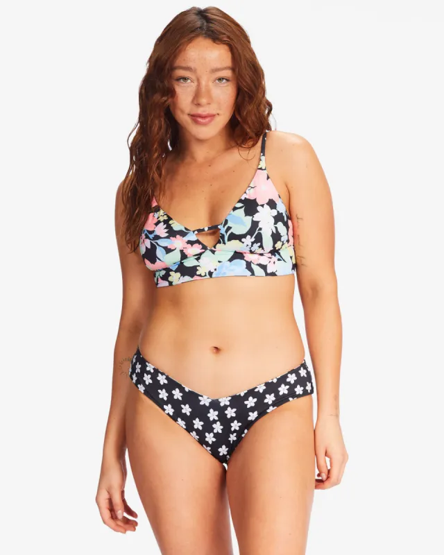 Feelin Tropical V-Neck Cami Reversible Bikini Top - Multi sold by Billabong
