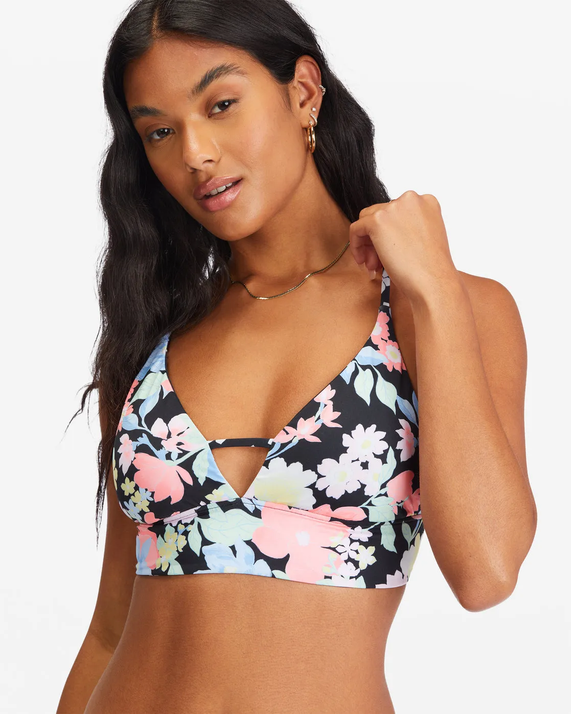 Feelin Tropical V-Neck Cami Reversible Bikini Top - Multi sold by Billabong product image thumbnail 5