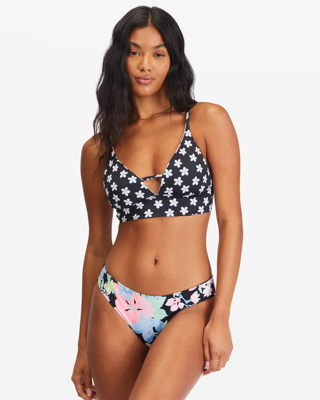 Feelin Tropical V-Neck Cami Reversible Bikini Top - Multi sold by Billabong product image thumbnail 2