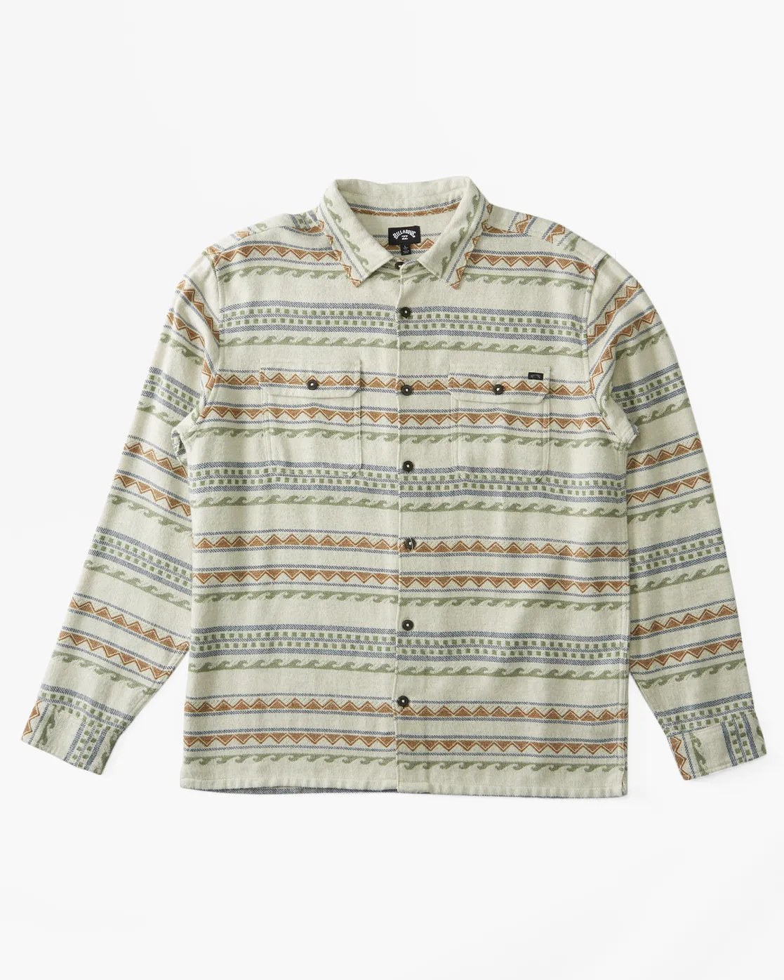 Offshore Jacquard Flannel Long Sleeve Shirt - Chino sold by Billabong product image thumbnail 5