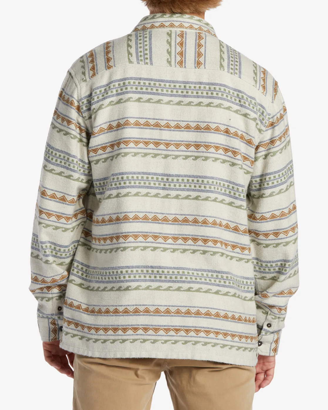 Offshore Jacquard Flannel Long Sleeve Shirt - Chino sold by Billabong product image thumbnail 3