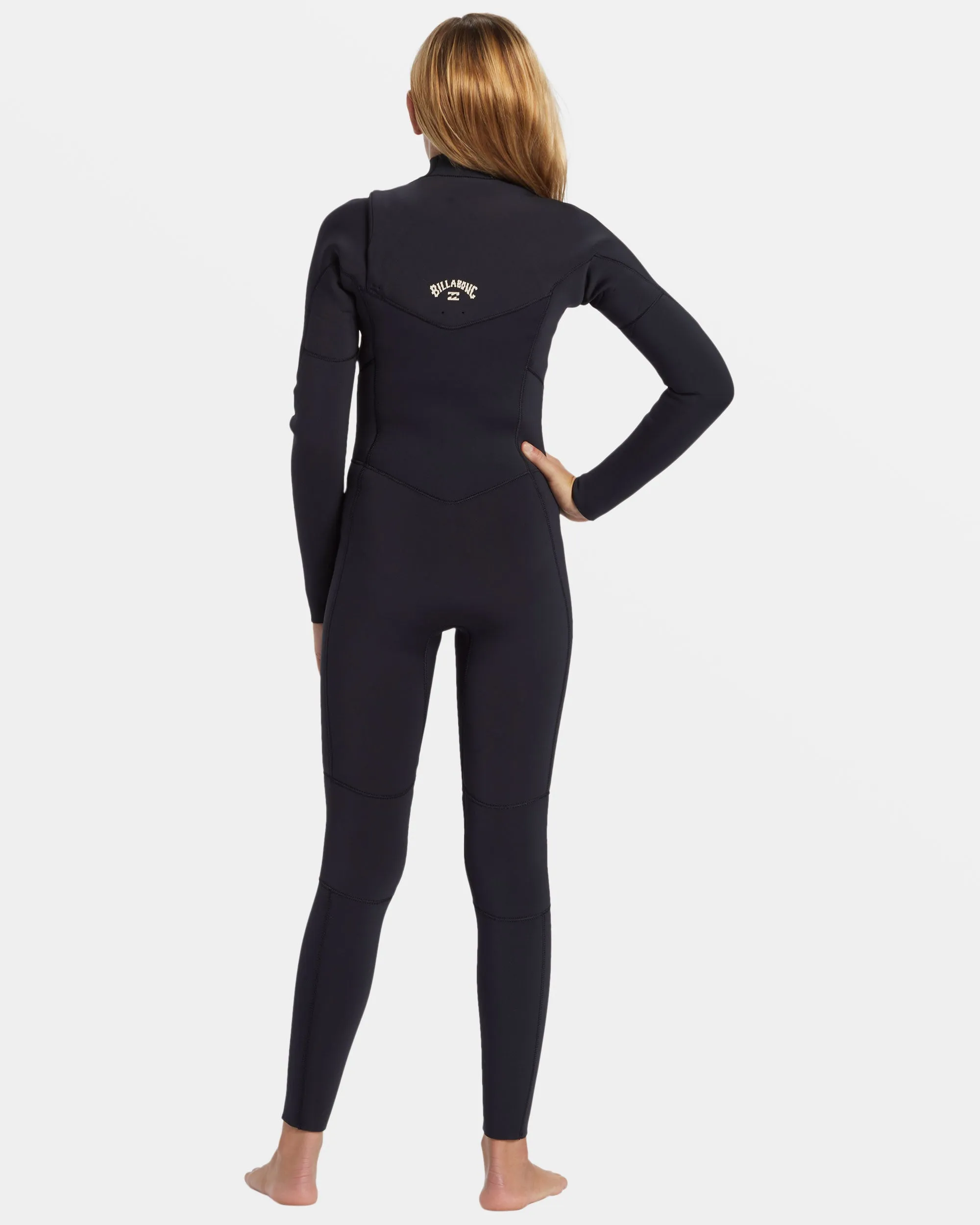 Girls 8-14 4/3mm Synergy Natural Upcycler Chest Zip GBS Wetsuit - Night Fall sold by Billabong product image thumbnail 2