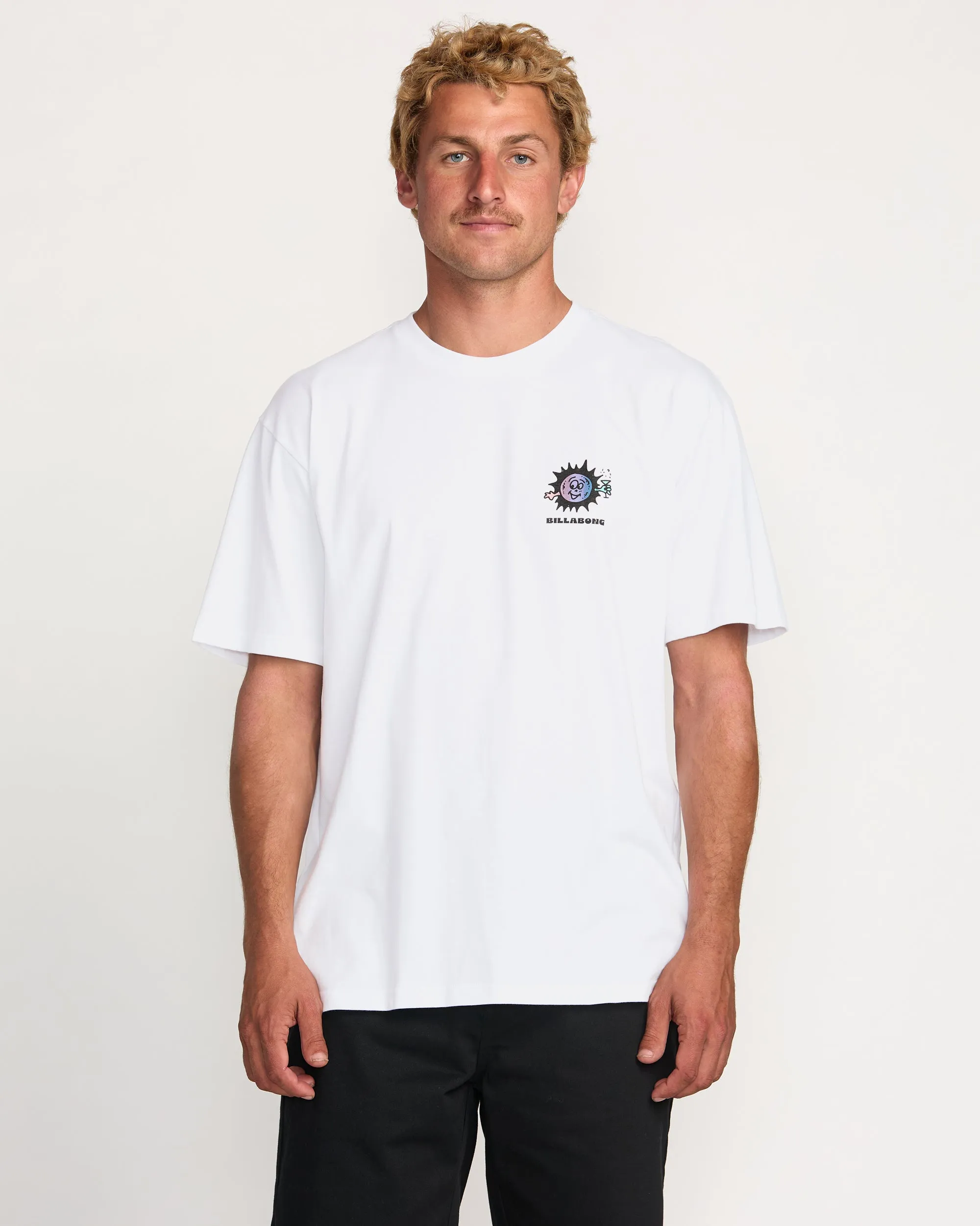 Sun Fun Regular Tee - White sold by Billabong