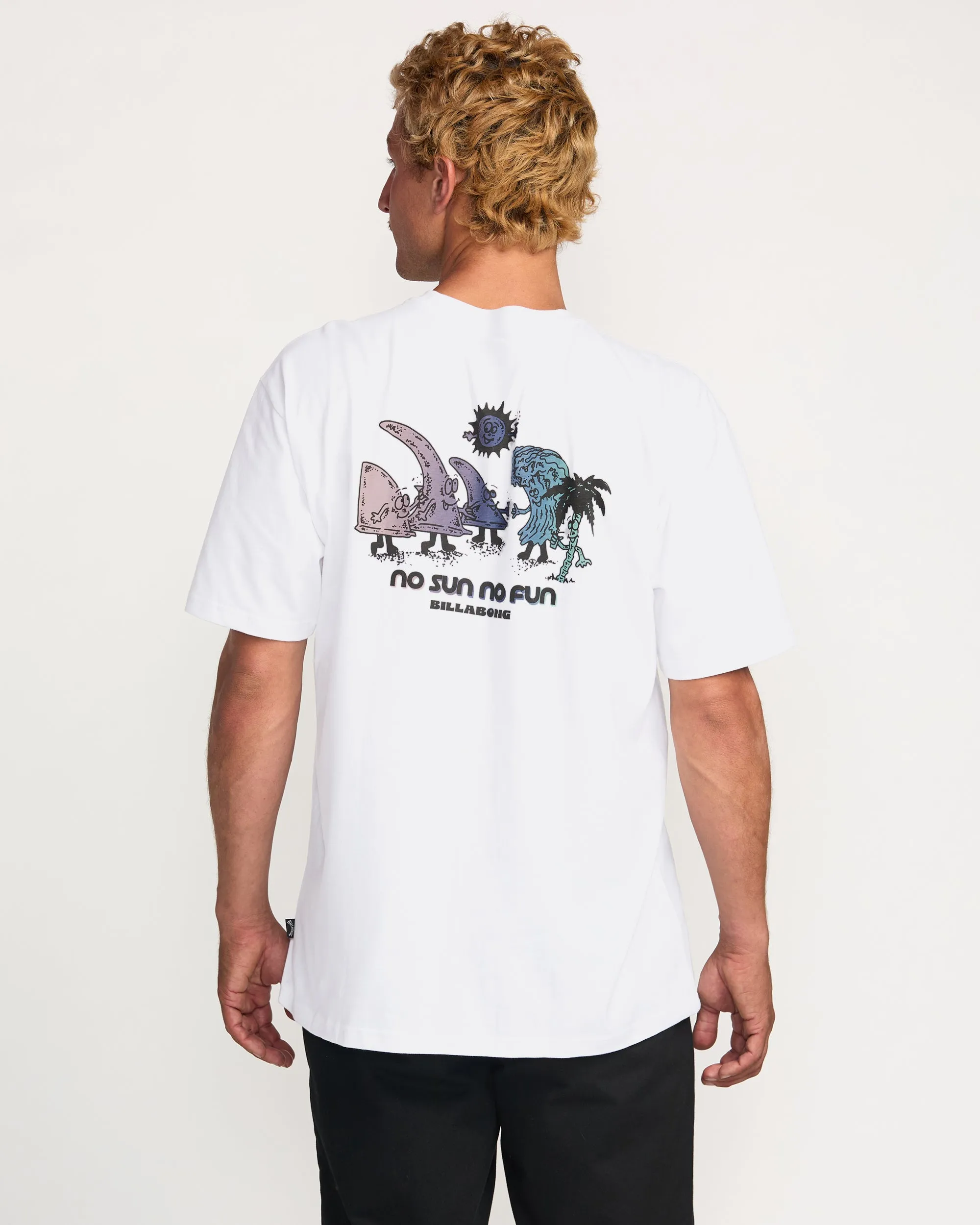 Sun Fun Regular Tee - White sold by Billabong product image thumbnail 2