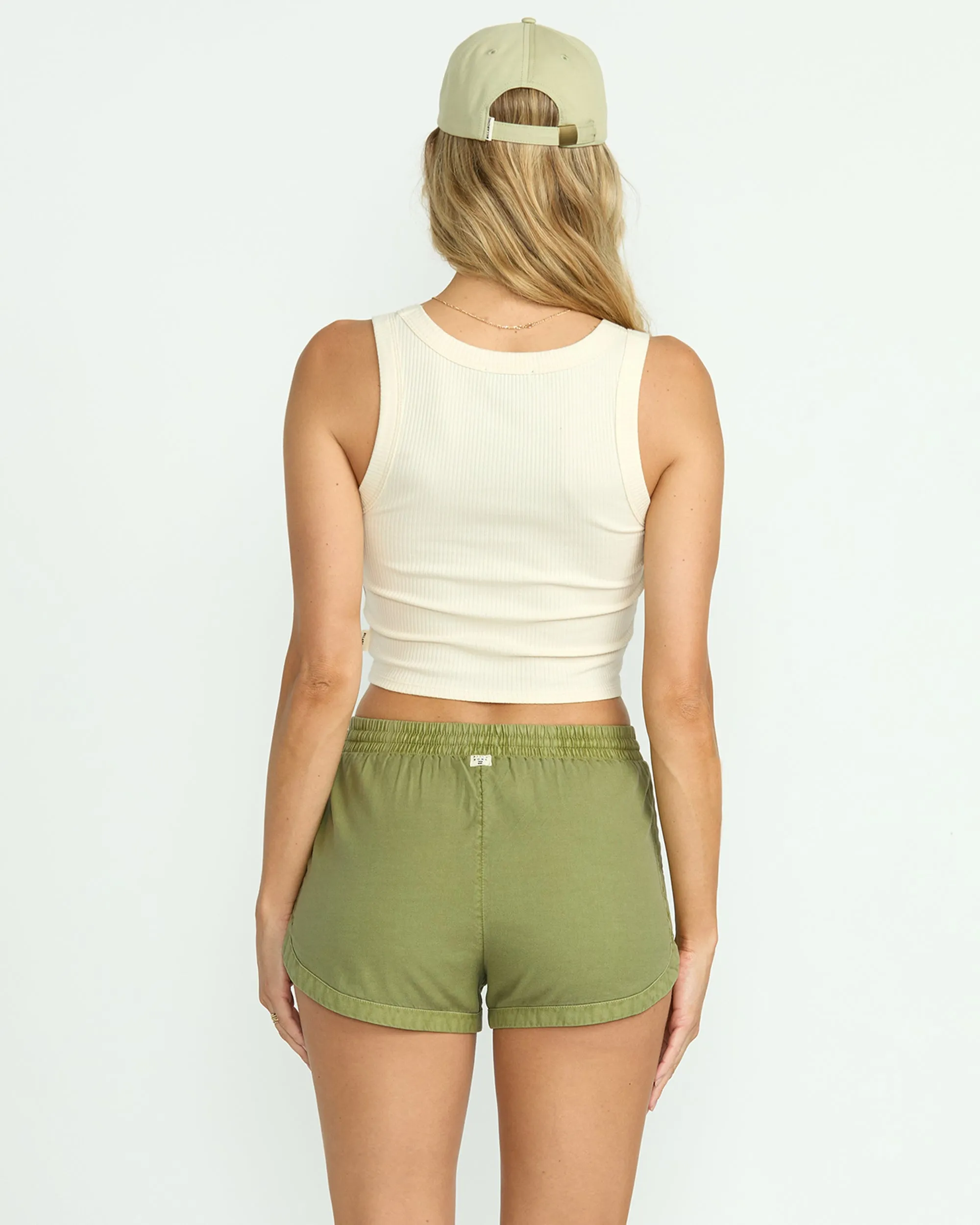 Road Trippin Elastic Waist Shorts - Avocado sold by Billabong product image thumbnail 2